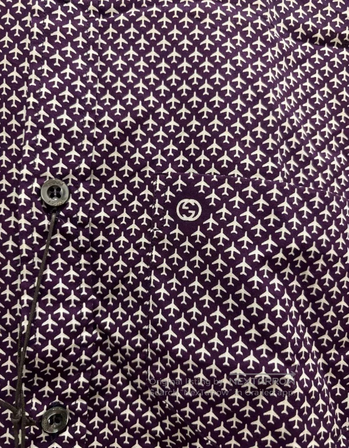 Gucci Purple Patterned Long. Size US M / EU 48-50 / 2 - 3 Thumbnail