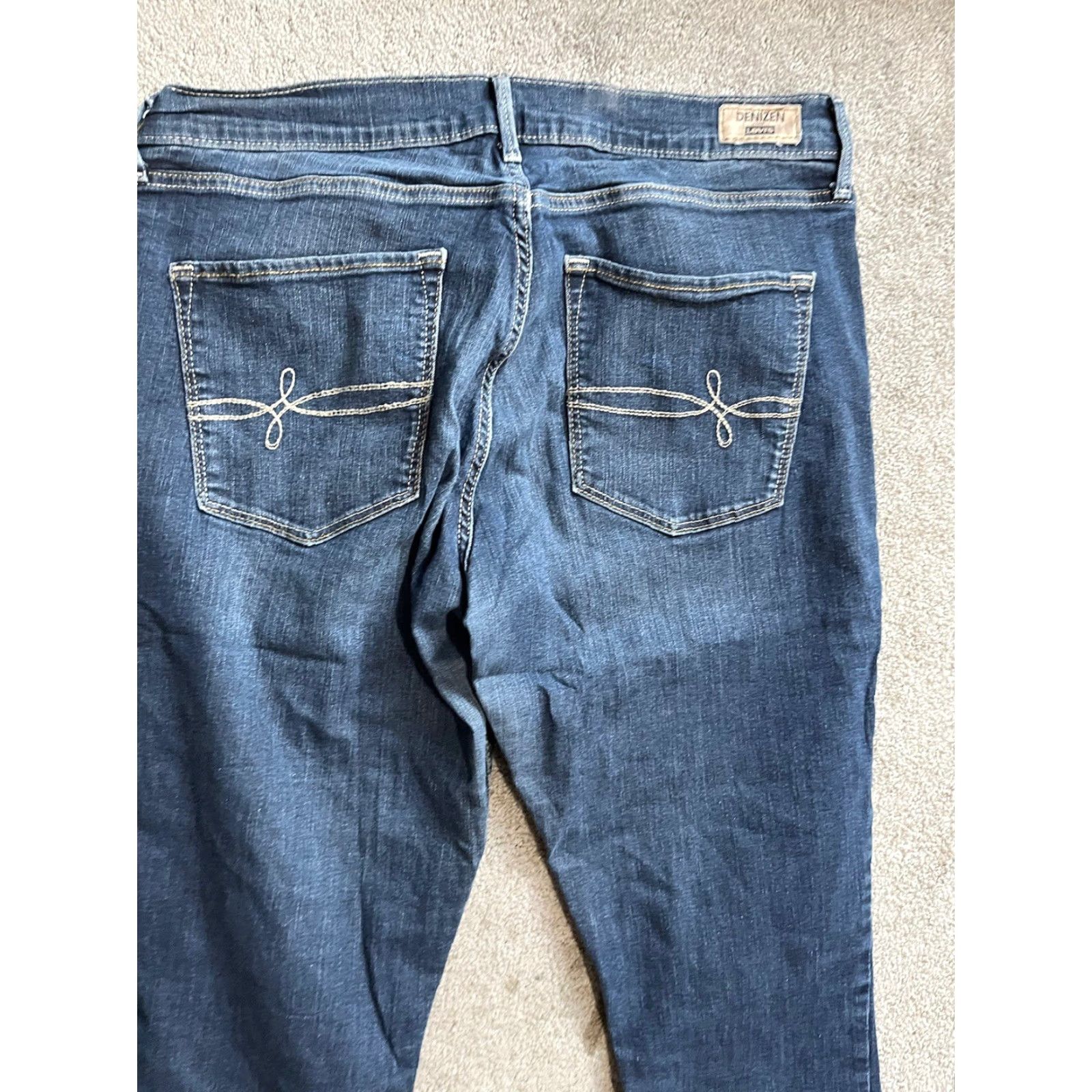 Levi's VINTAGE Denizen Levi's Jeans Womens Size 14W Blue Denim Curvy Skinny Pants Modern Casual Womens Size 36" / US 14 / IT 50 - 2 Thumbnail