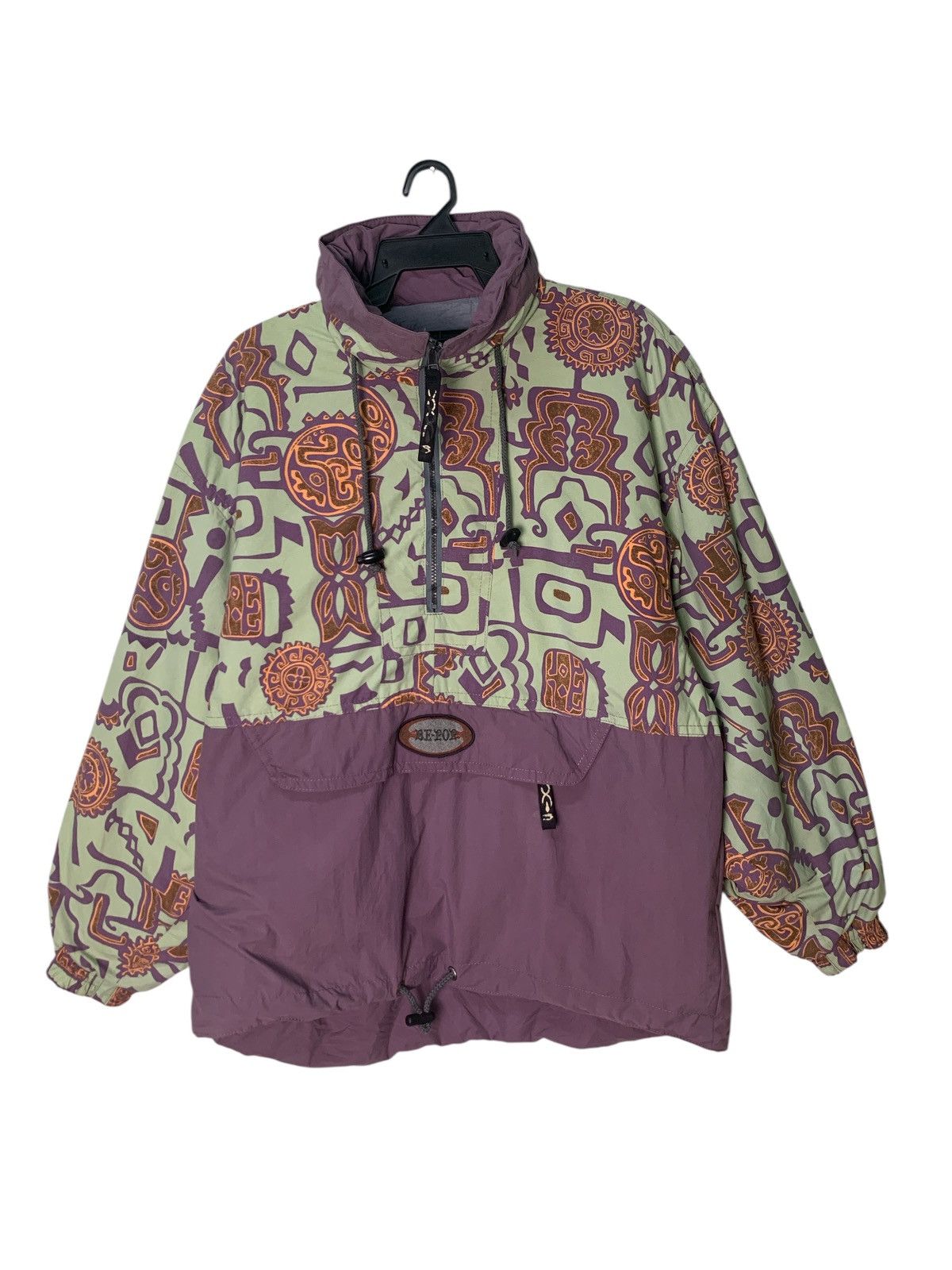 Japanese Brand Rare Design Vintage Crossoverfun Be-pop Half Zipper Jackets Size US M / EU 48-50 / 2 - 2 Thumbnail