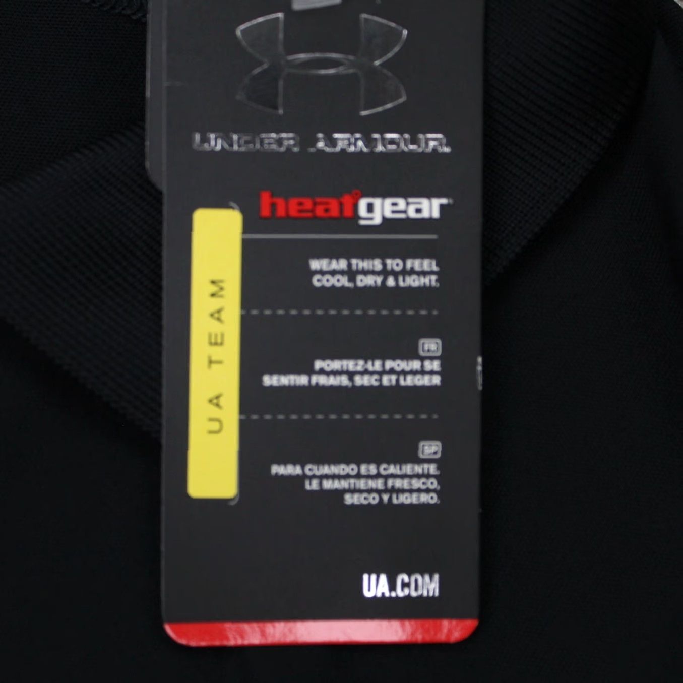 Under Armour Under Armour Polo Shirt Mens Large Black HeatGear Logo Left Sleeve NWT Size US L / EU 52-54 / 3 - 5 Thumbnail