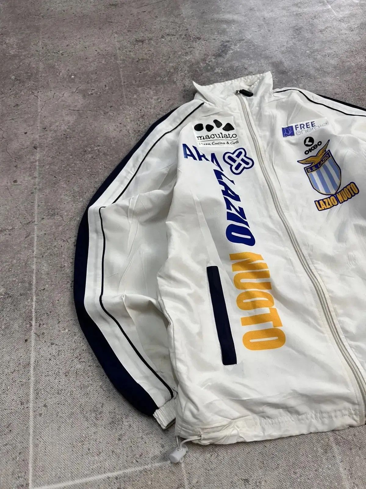 Japanese Brand × Vintage SALE💣💣Nike Lazio vintage zip hoodie football Soccer Jersey Size US S / EU 44-46 / 1 - 4 Thumbnail