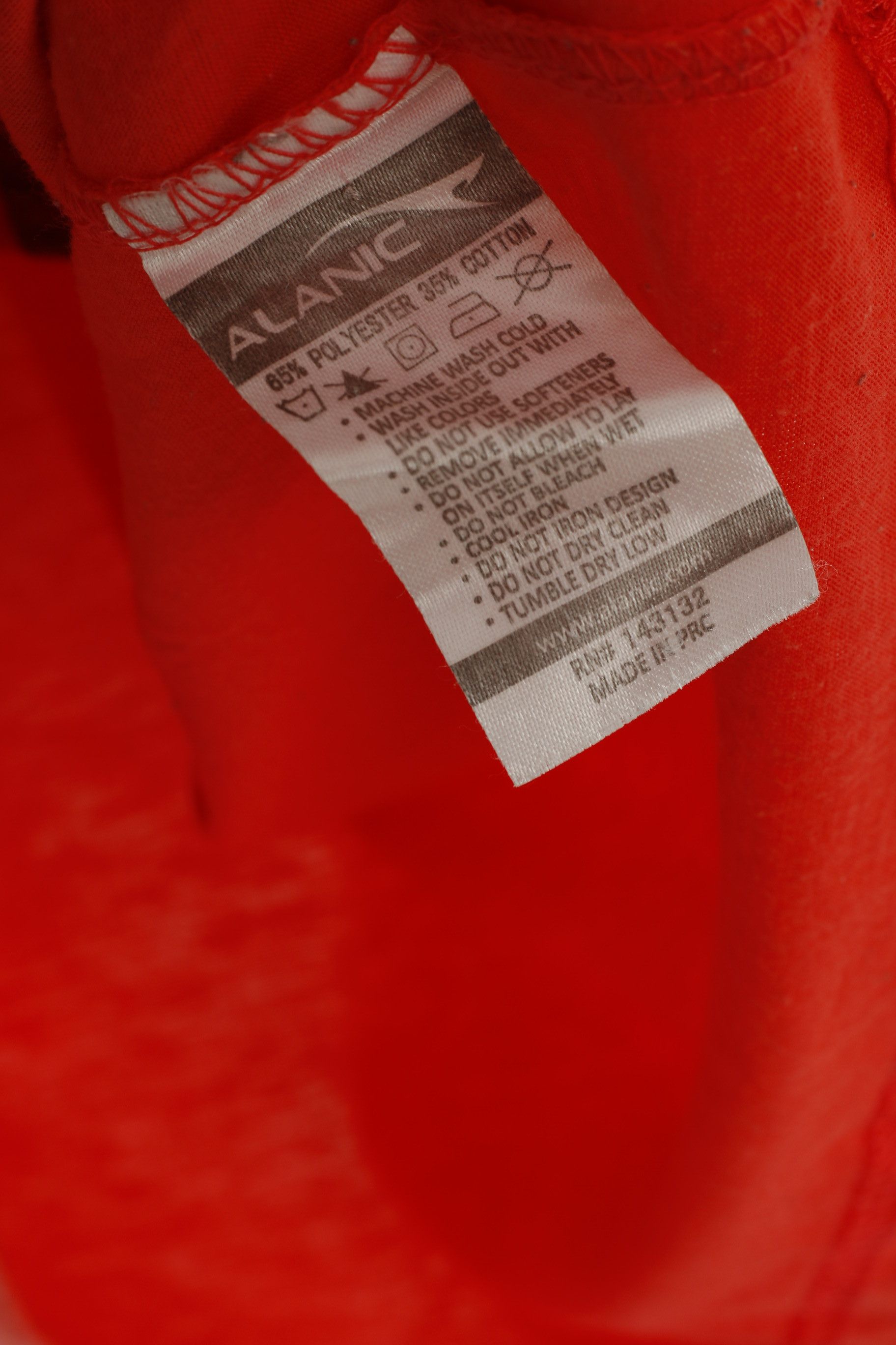 Other Alanic Men M Shirt Red Muscle Nation Sportswear 8842 Size US M / EU 48-50 / 2 - 4 Thumbnail