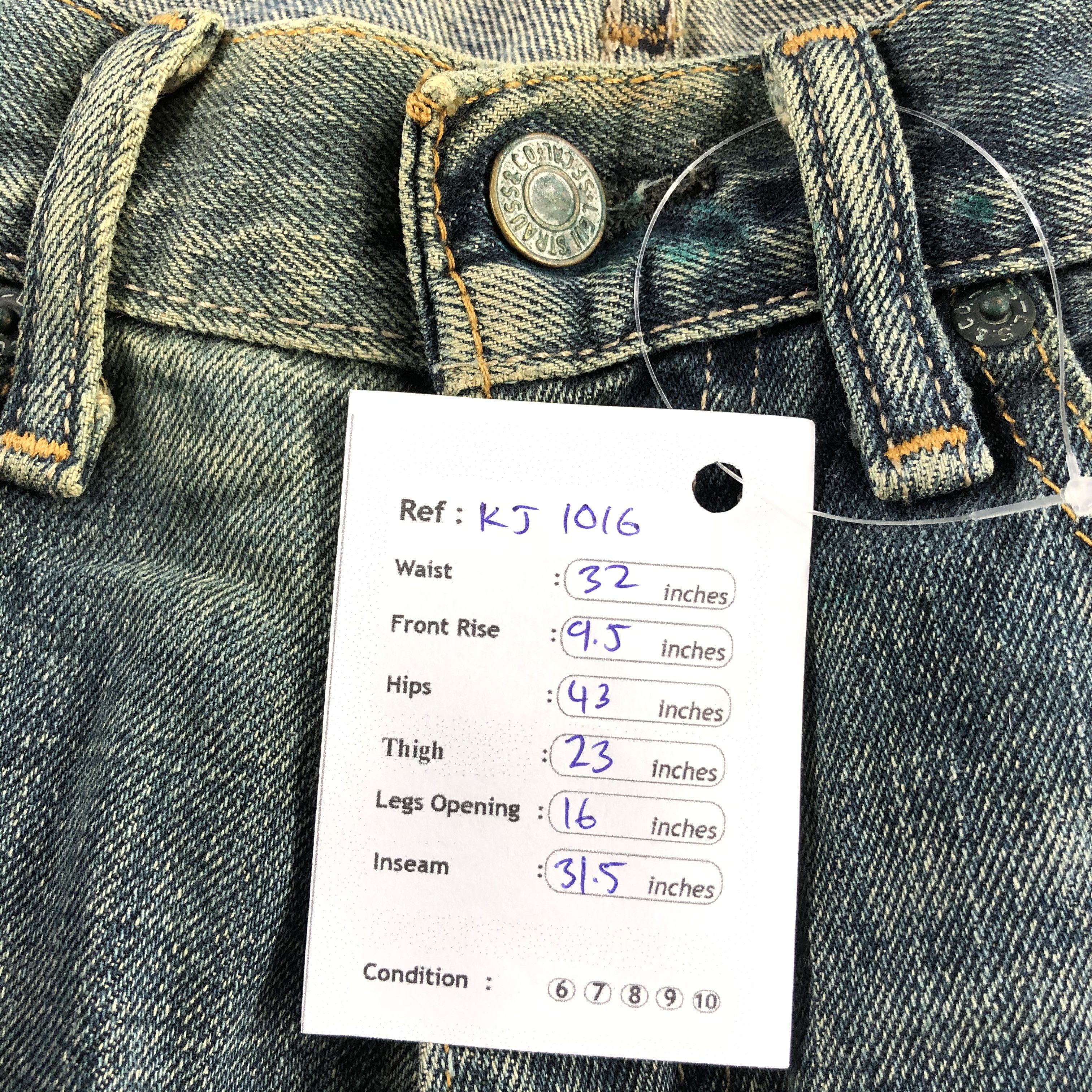 Levi's Vintage Levi's 514 Jeans Faded Blue Denim KJ1016 Size US 31 - 13 Thumbnail