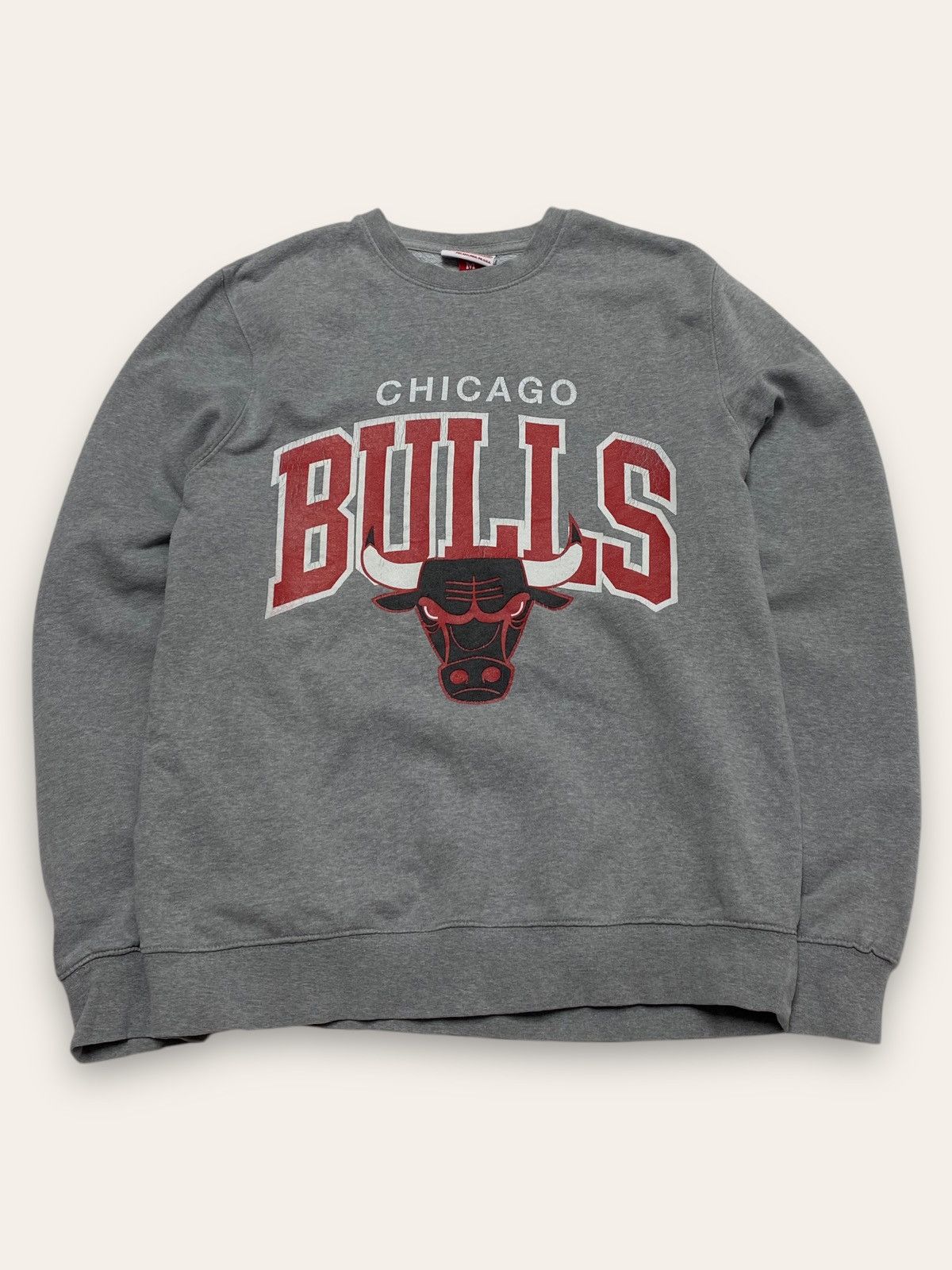 Mitchell & Ness Vintage MITCHELL NESS CHICAGO BULLS Big Logo NBA Sweatshirt Size US S / EU 44-46 / 1 - 1 Thumbnail