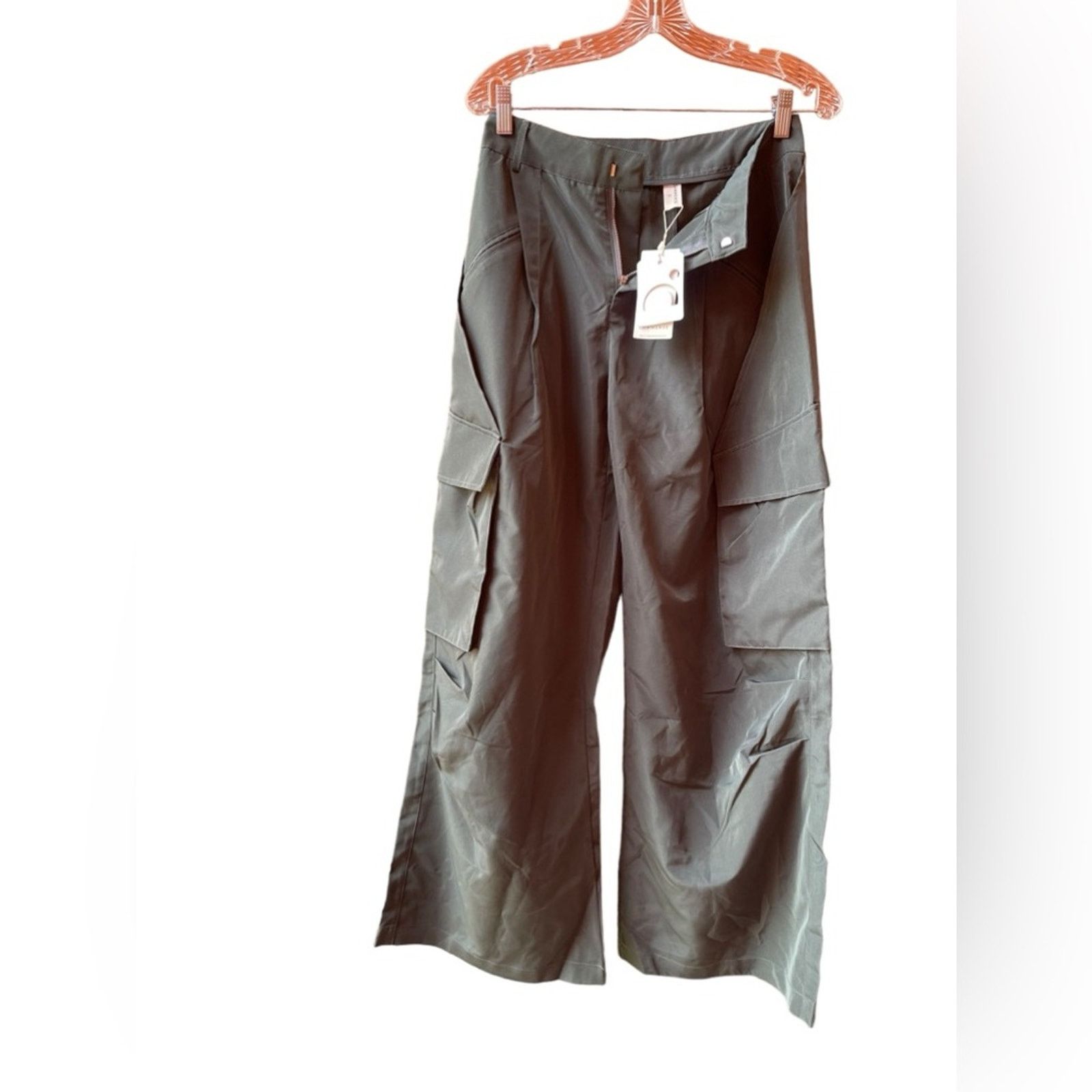 Other commence Parachute Jogger Straight Wide Leg Y2k Pants S NWT Size 26" / US 2 / IT 38 - 3 Thumbnail