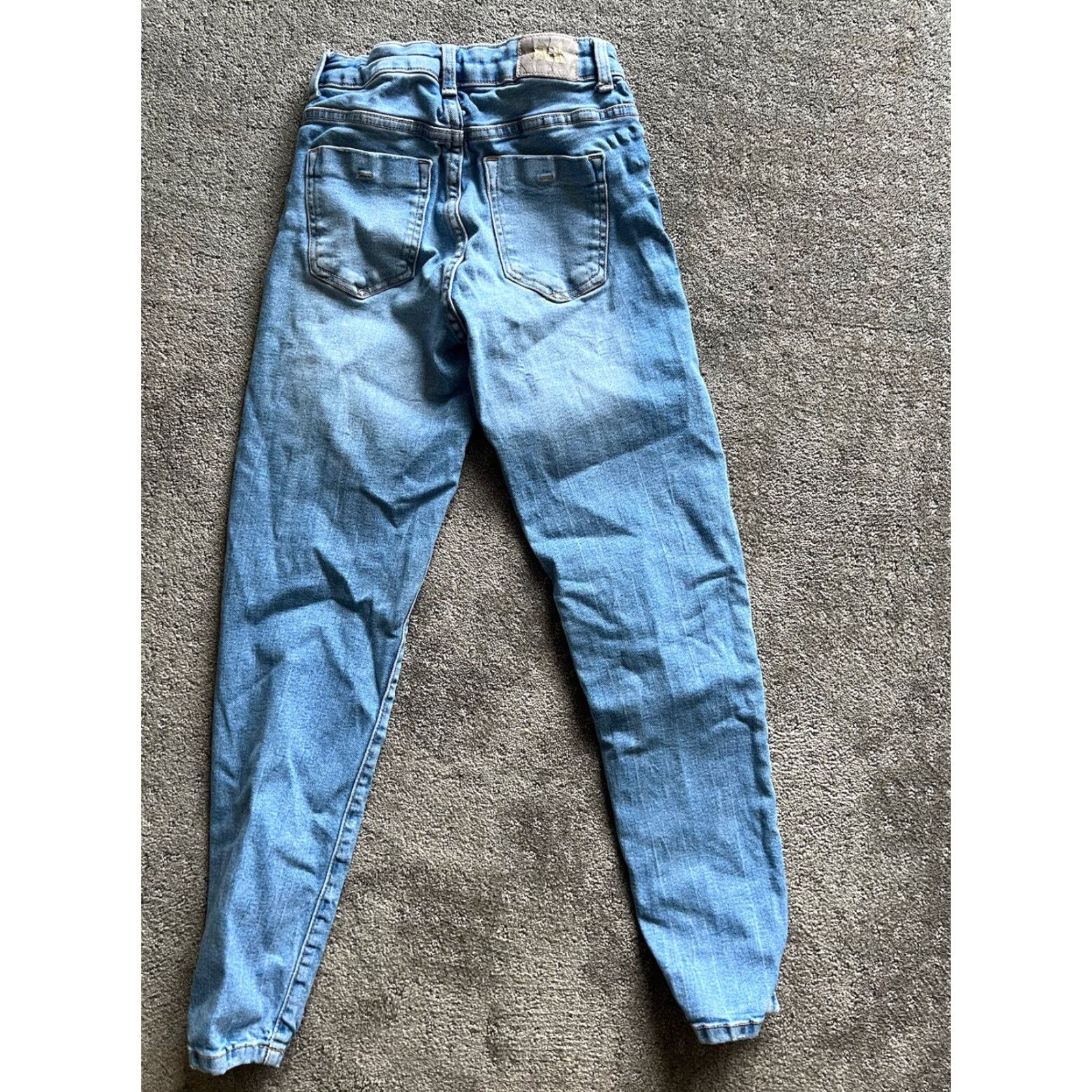 Zara Zara Jeans Womens Size 2 Blue Medium Wash Skinny Regular Fit Size 26" / US 2 / IT 38 - 3 Thumbnail