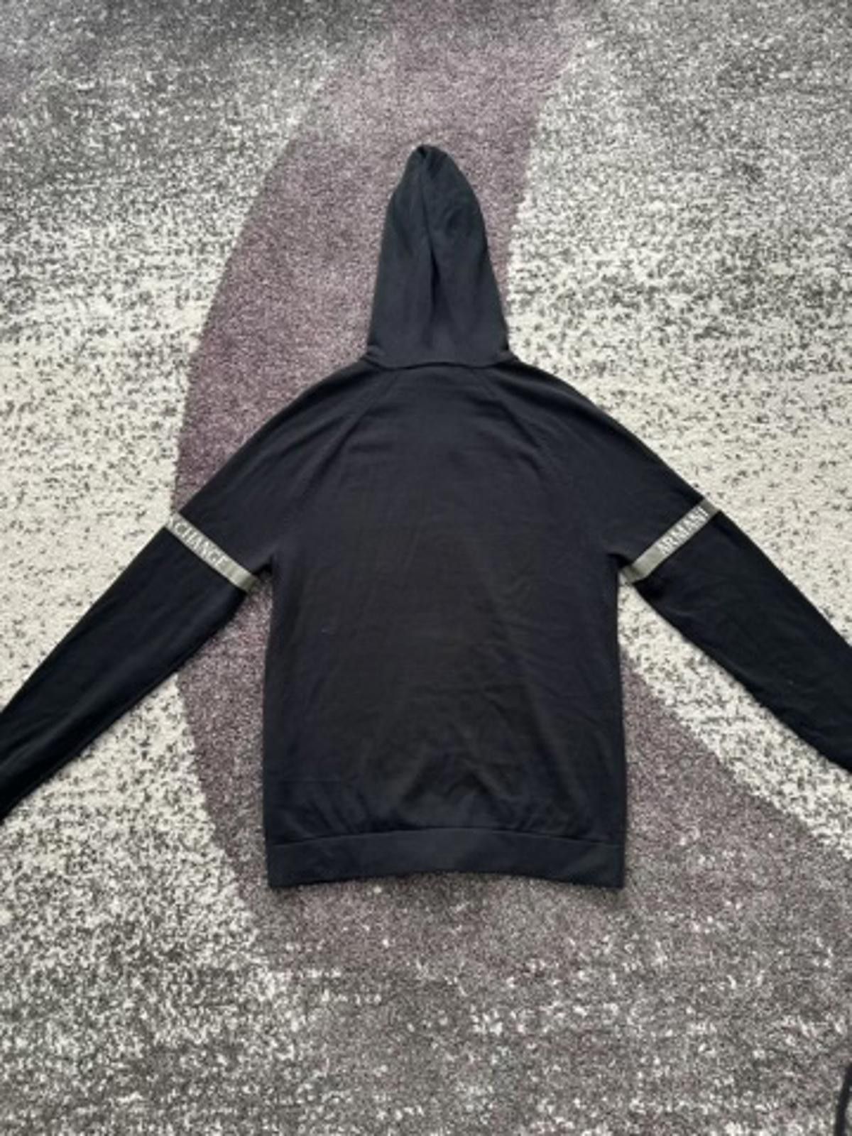 Armani Exchange Armani Exchange Zip Hoodie – Logo Sleeve Tape, Slim Fit Size US M / EU 48-50 / 2 - 6 Thumbnail