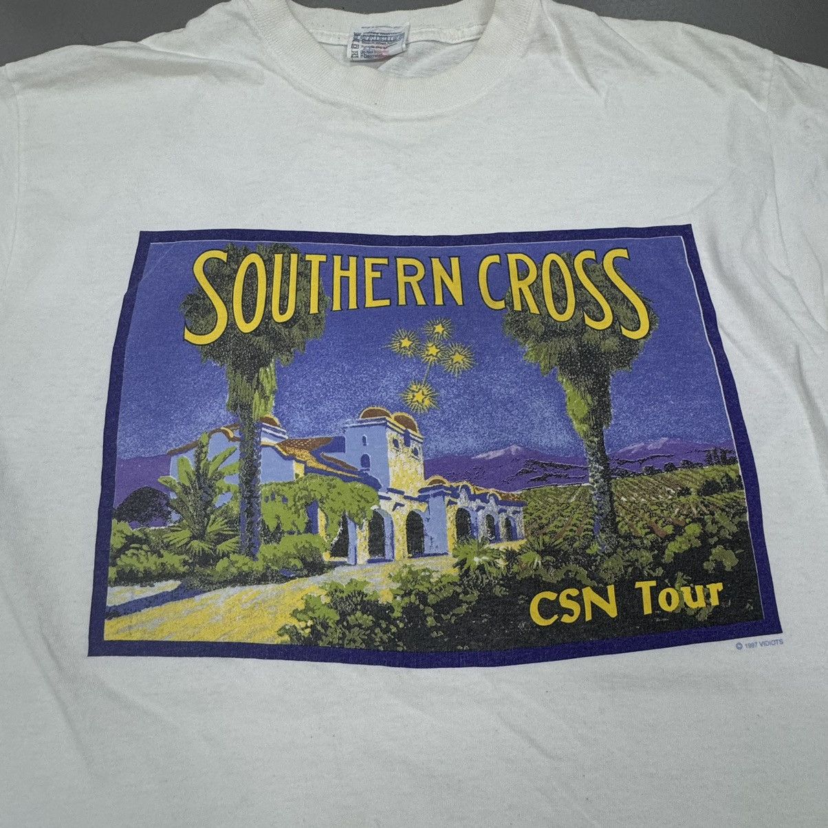 Band Tees × Vintage Vintage 1997 Crosby, Stills & Nash – Southern Cross Tour Size US L / EU 52-54 / 3 - 1 Thumbnail