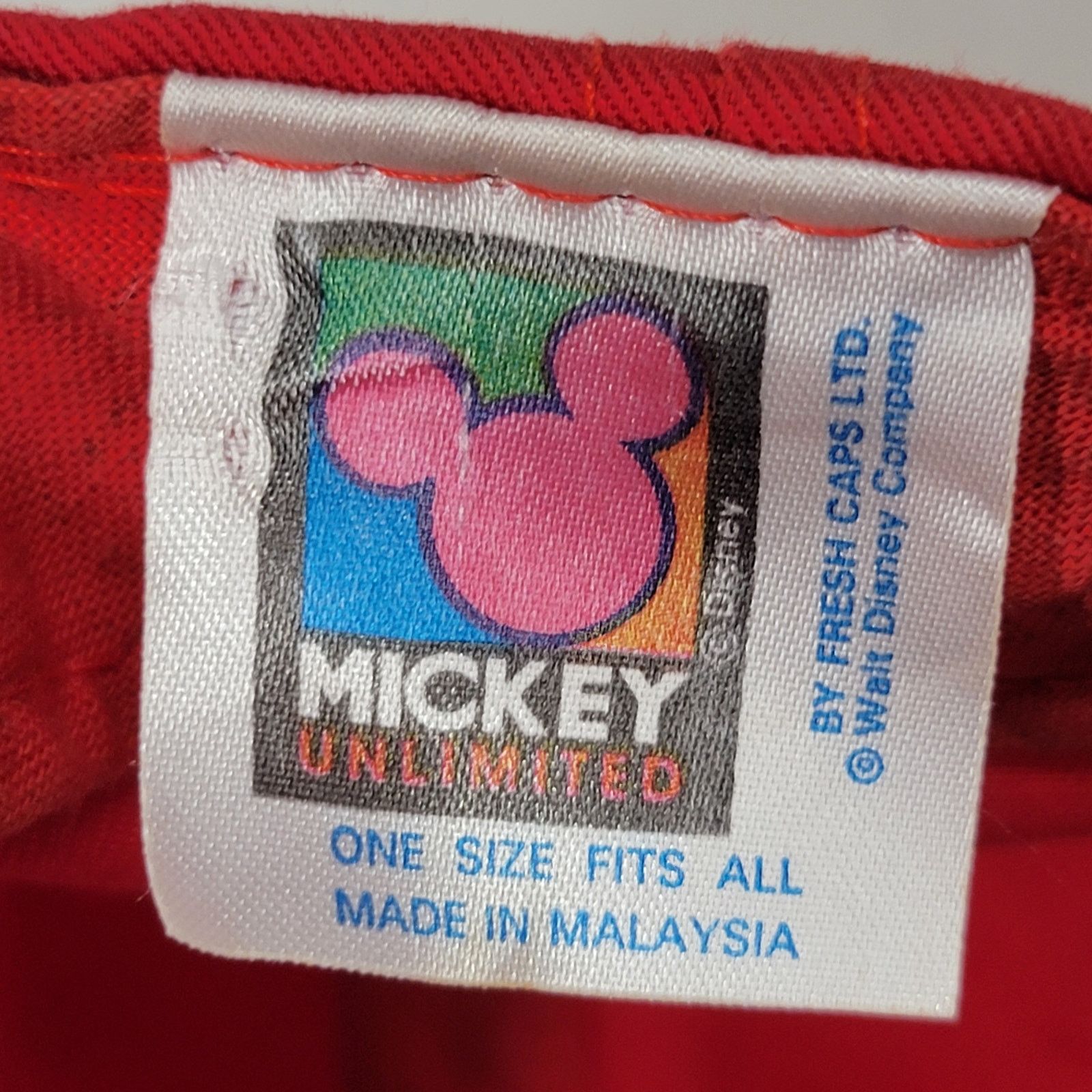 Disney VINTAGE 90's Mickey Unlimited Snapback Ballcap Mickey Size ONE SIZE - 7 Thumbnail