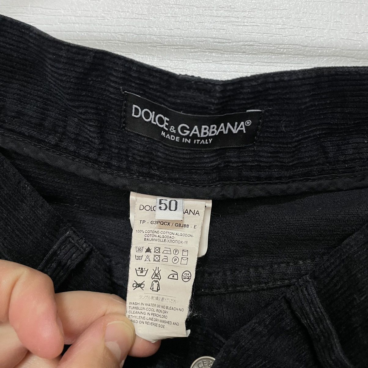 Dolce & Gabbana × Vintage Dolce & Gabbana Velvet Cavalier joggers Pants trousers Size US 34 / EU 50 - 3 Thumbnail