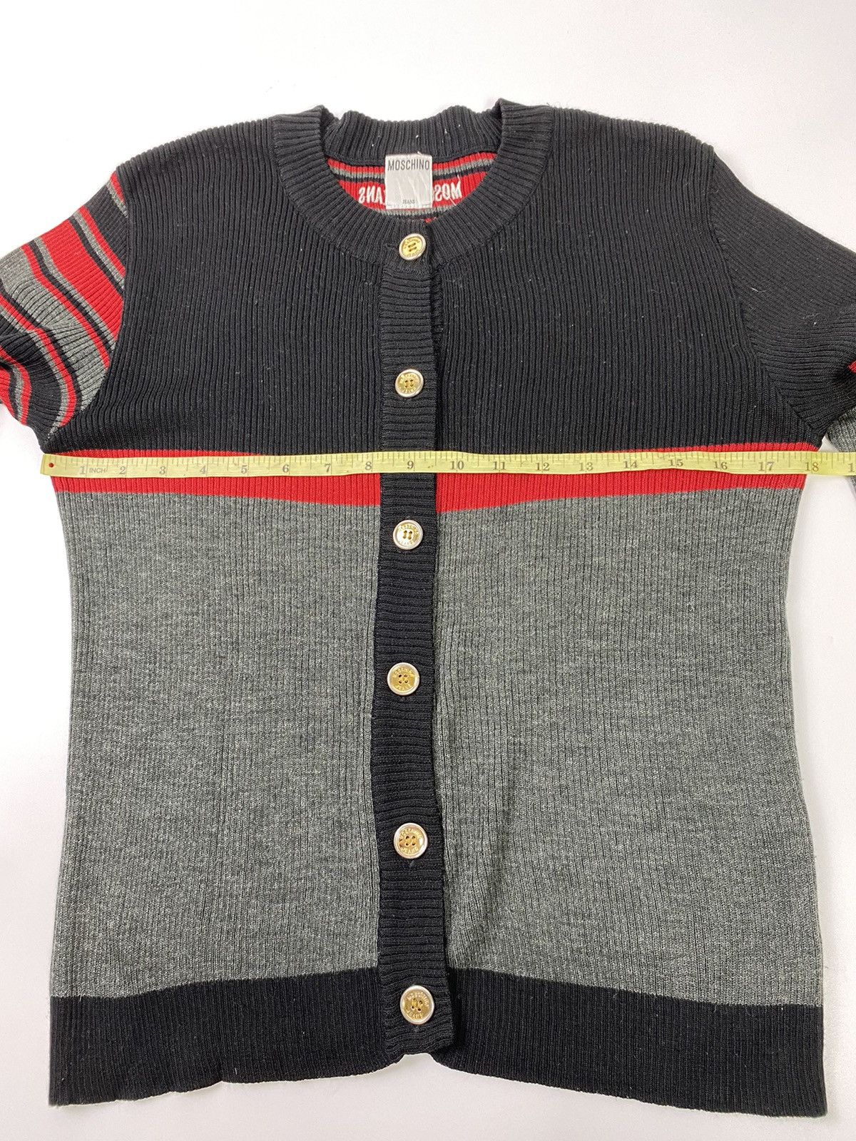 Designer × Moschino moschino stripes cardigan Size US S / EU 44-46 / 1 - 10 Thumbnail