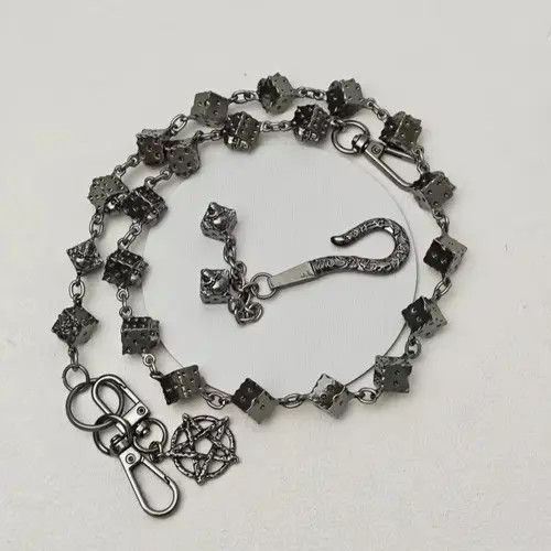 VIBE Dice and Skulls Rock Wallet Chain Size ONE SIZE - 4 Thumbnail