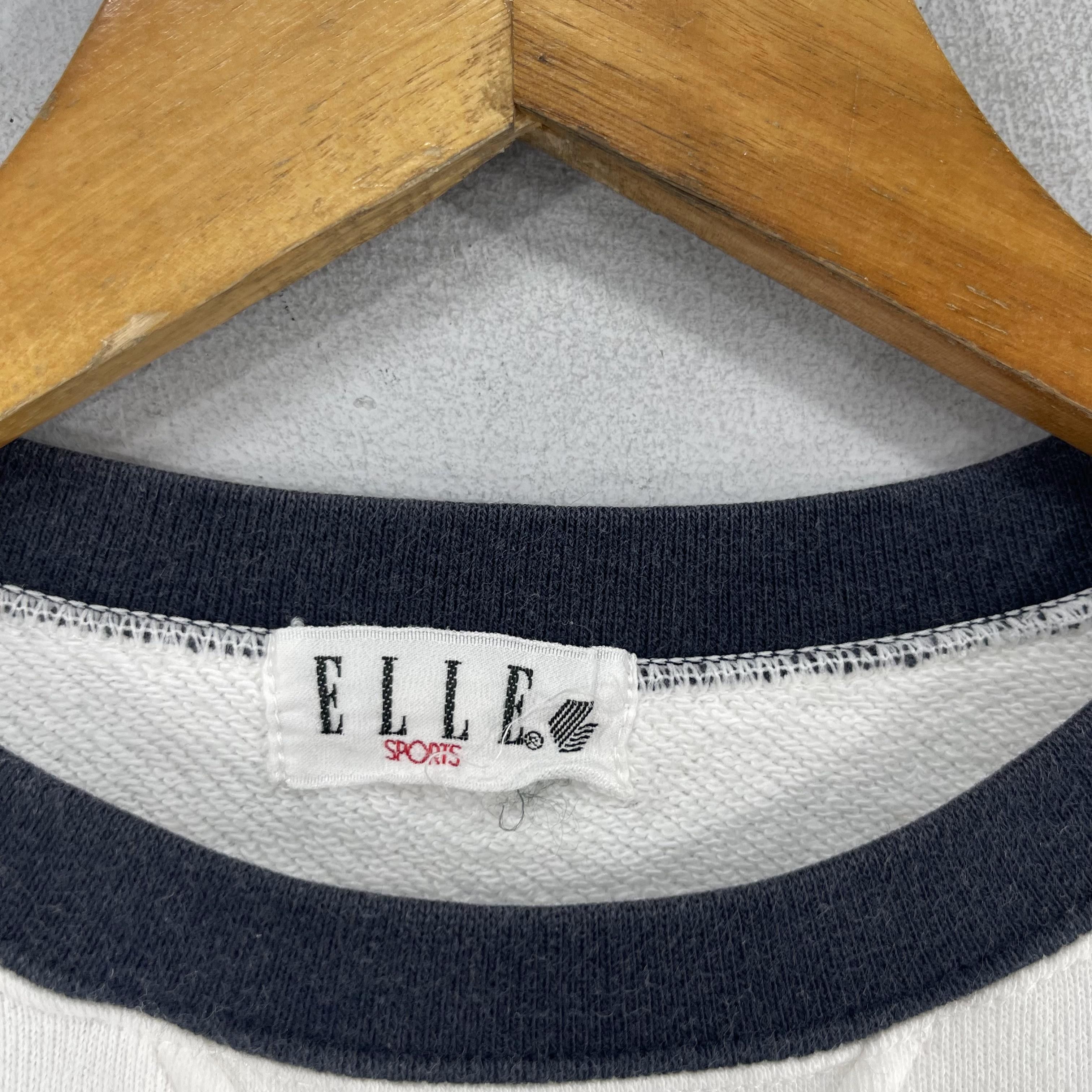 Japanese Brand × Vintage Vintage ELLE Sport Spellout Embroidery Crewneck Sweatshirt Size US M / EU 48-50 / 2 - 5 Thumbnail