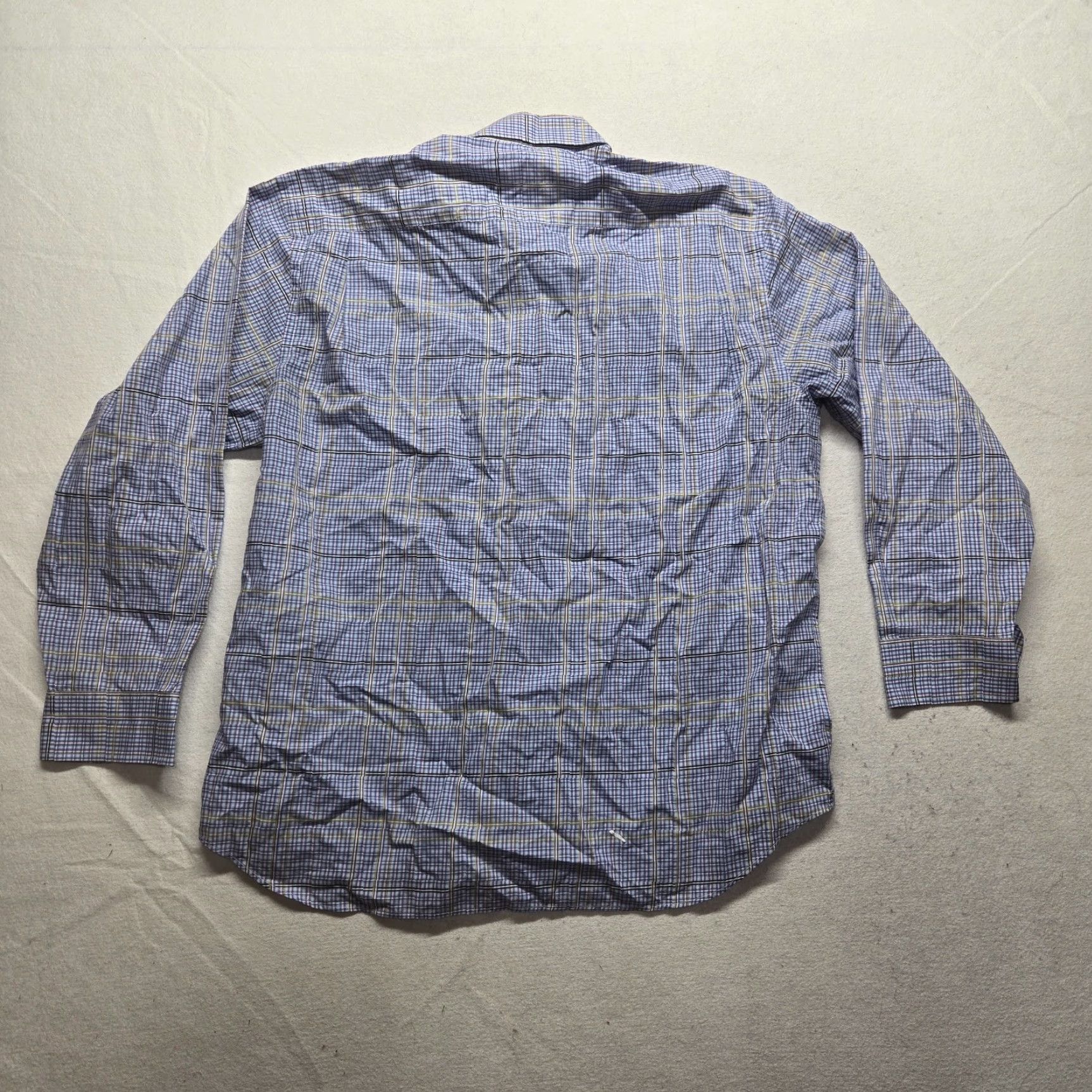 Robert Talbott Robert Talbott Carmel Blue Checkered Long Sleeve Button-Down Shirt Adult Mens XL Size US XL / EU 56 / 4 - 8 Thumbnail