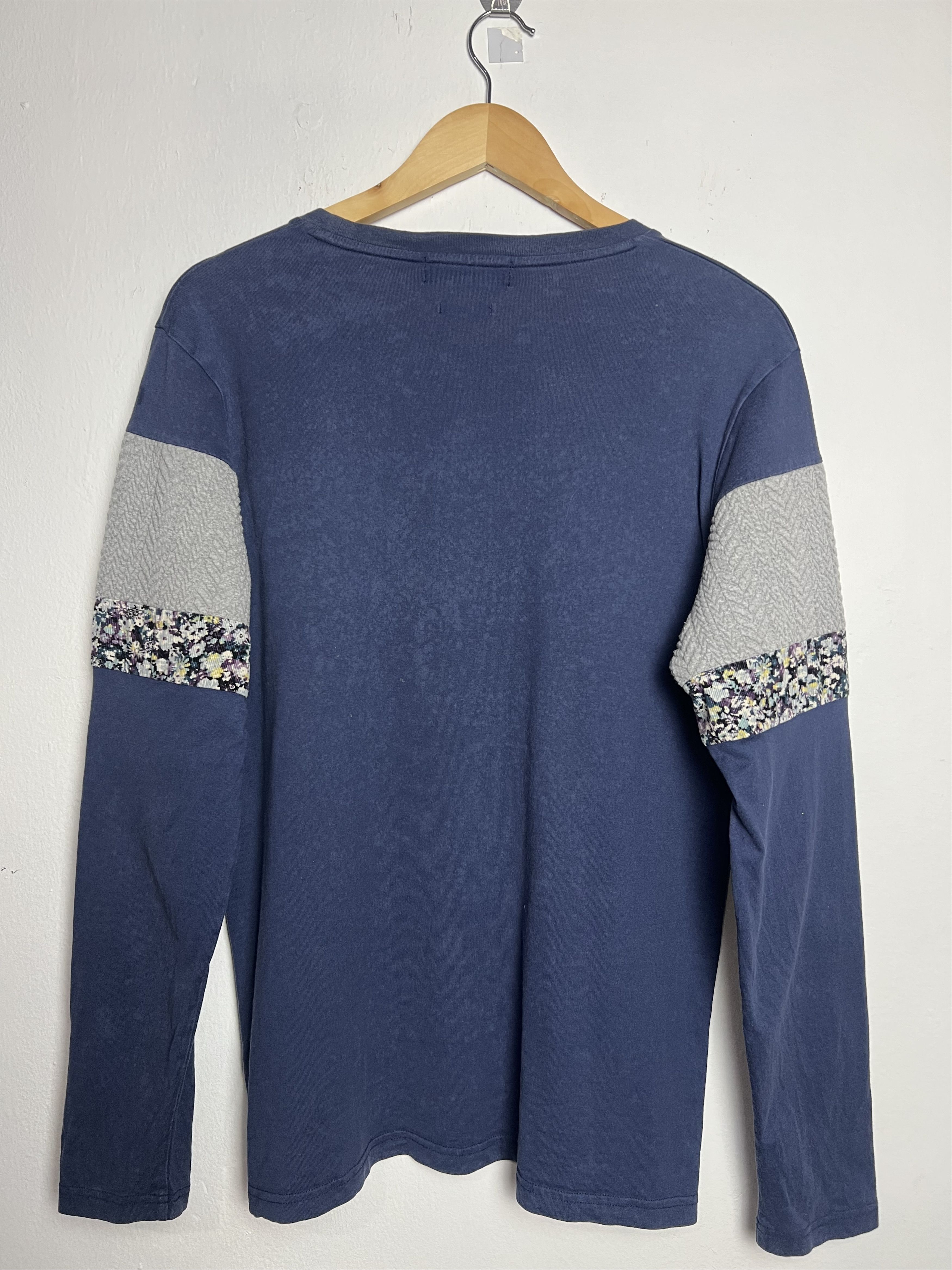 Ships Jet Blue Ships Jet Blue Stripe Cable Knit Long Sleeve T-shirt Size US L / EU 52-54 / 3 - 2 Thumbnail