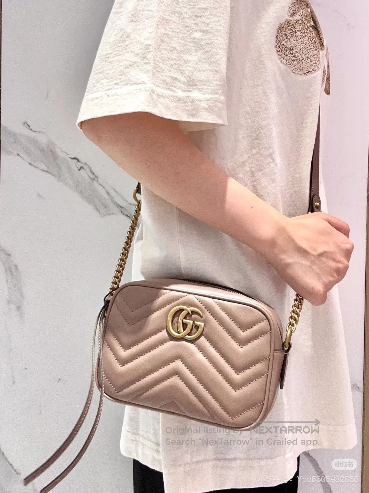 Gucci Gucci Marmont Camera Bag. Size ONE SIZE - 4 Thumbnail