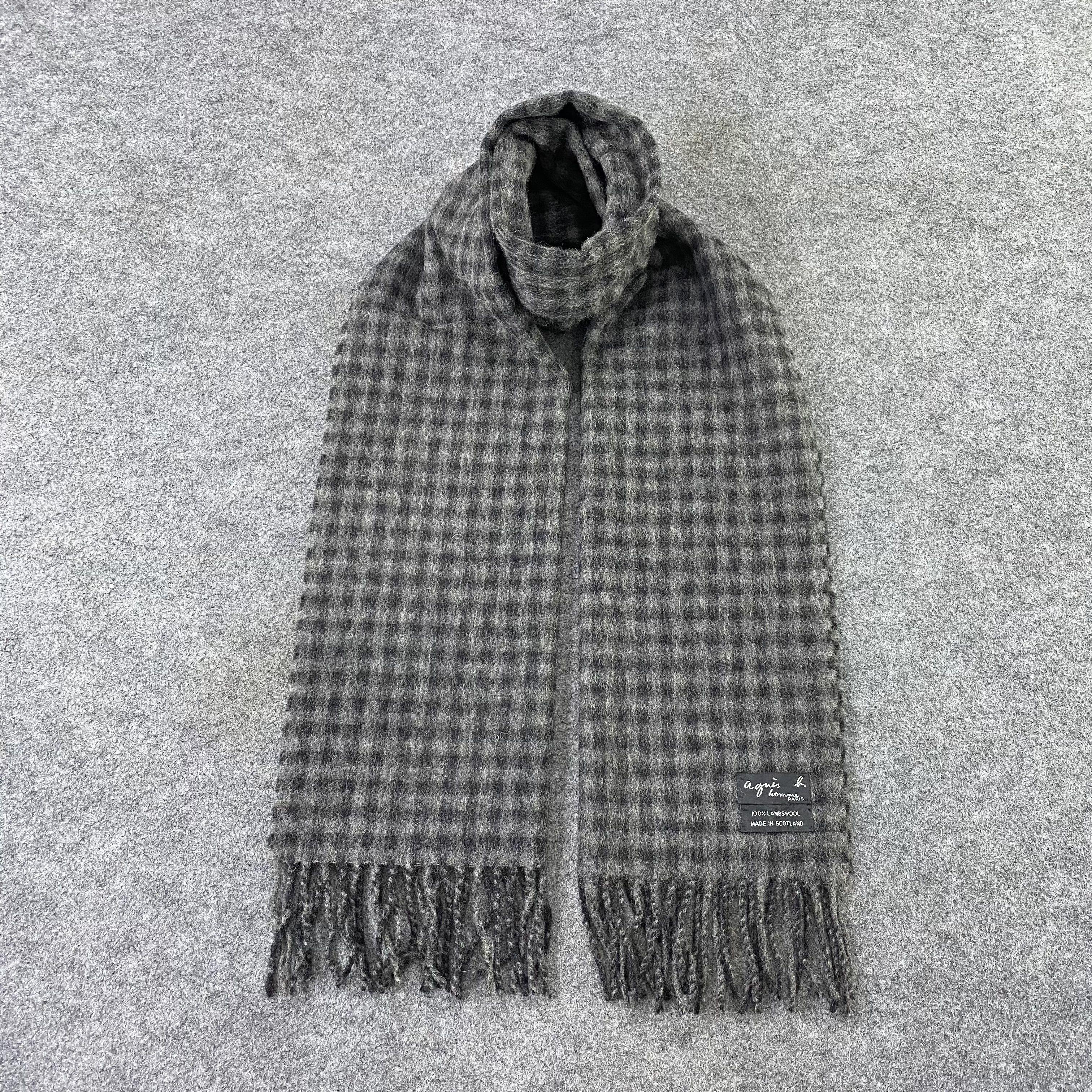 agnes b. Agnes B. Wool Muffler / Scarf / Neckwear - T1248 Size ONE SIZE - 1 Thumbnail