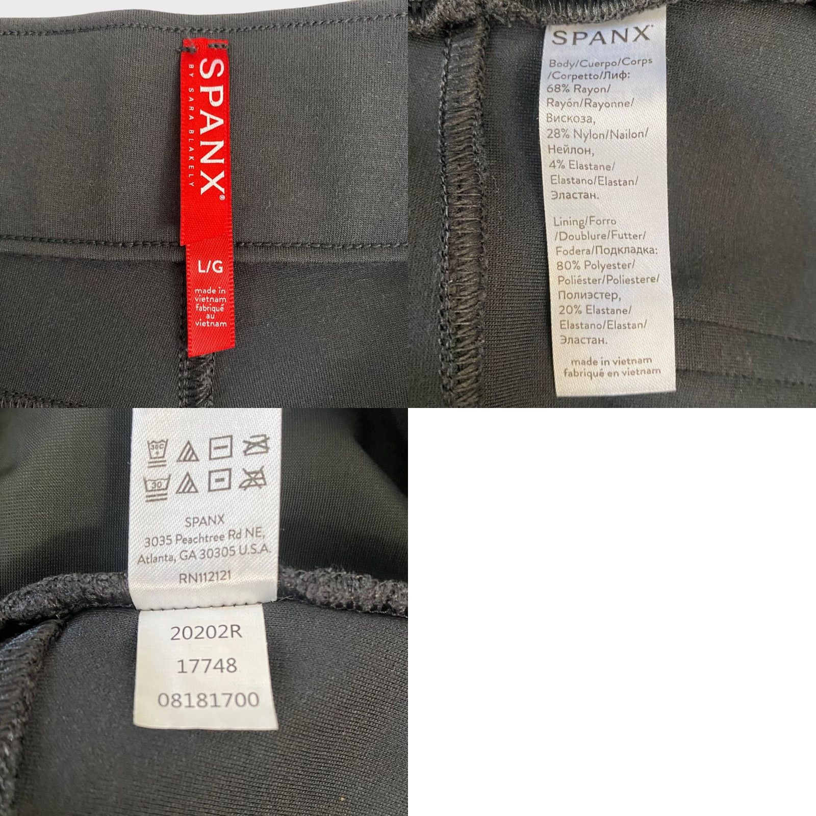 Spanx Spanx The Perfect Pant Ankle Leggings 4 Pocket Gray Womens Large L Size 36" / US 14 / IT 50 - 8 Thumbnail