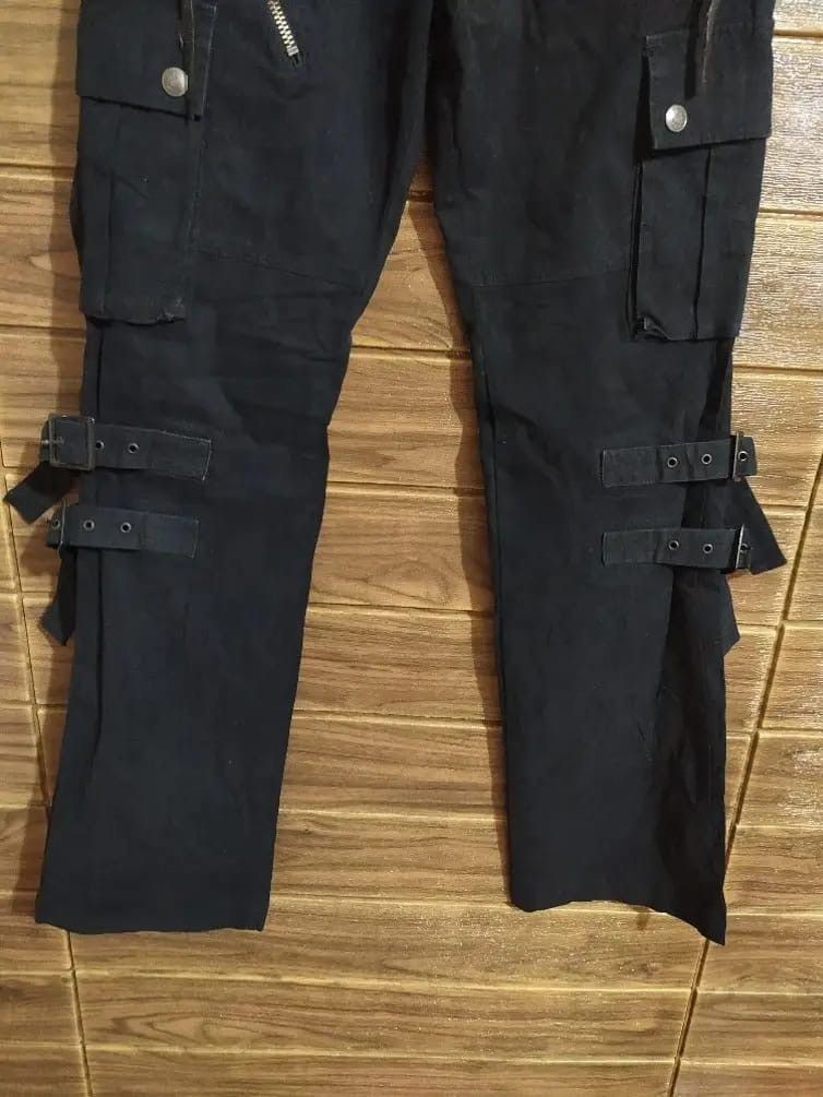 Other CUSTOM CULTURE Bondage Cargo Tactical Multipocket Pants Size US 30 / EU 46 - 3 Thumbnail