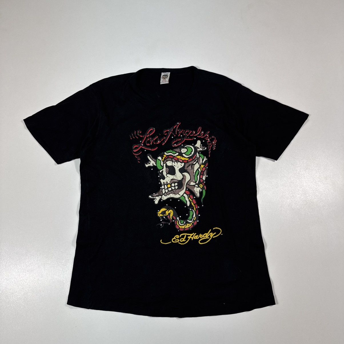 Christian Audigier × Ed Hardy × Vintage vintage 90s y2k t shirt ed hardy x christian audigier Size US XXL / EU 58 / 5 - 1 Thumbnail