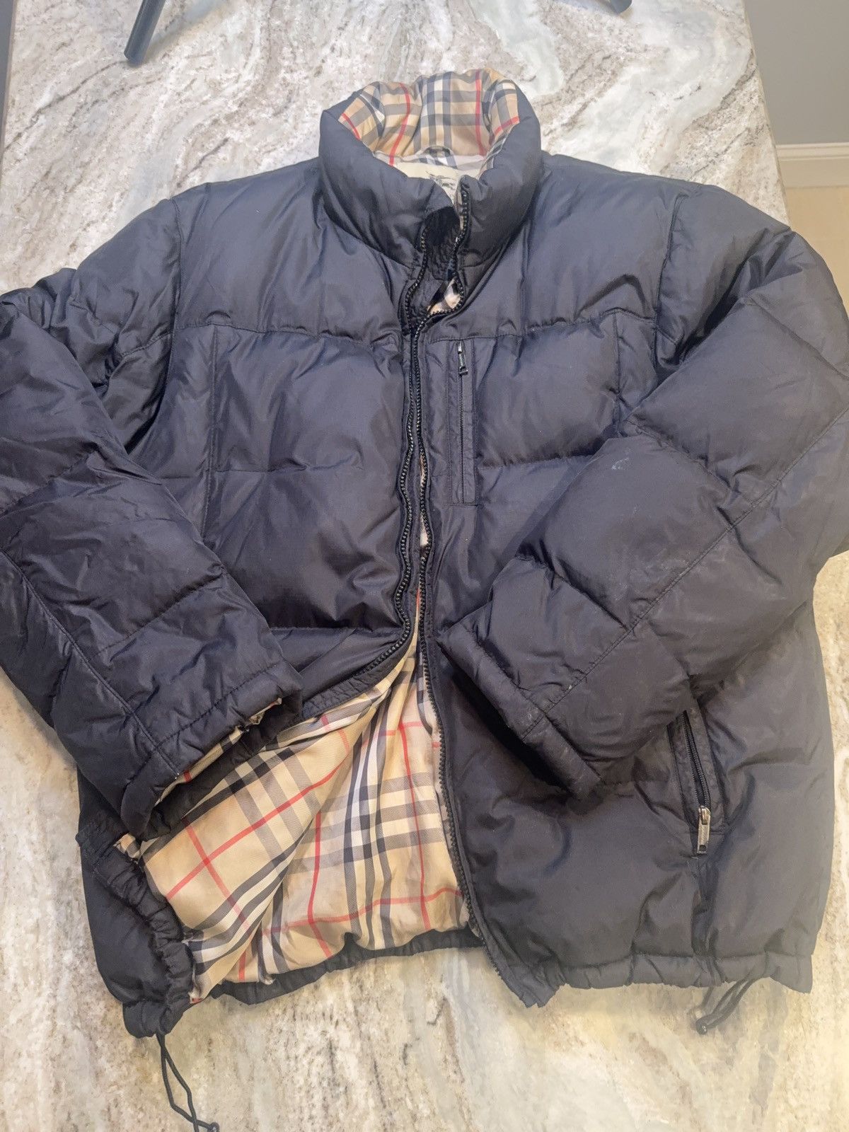 Burberry Vintage burberry puffer Size US L / EU 52-54 / 3 - 1 Thumbnail