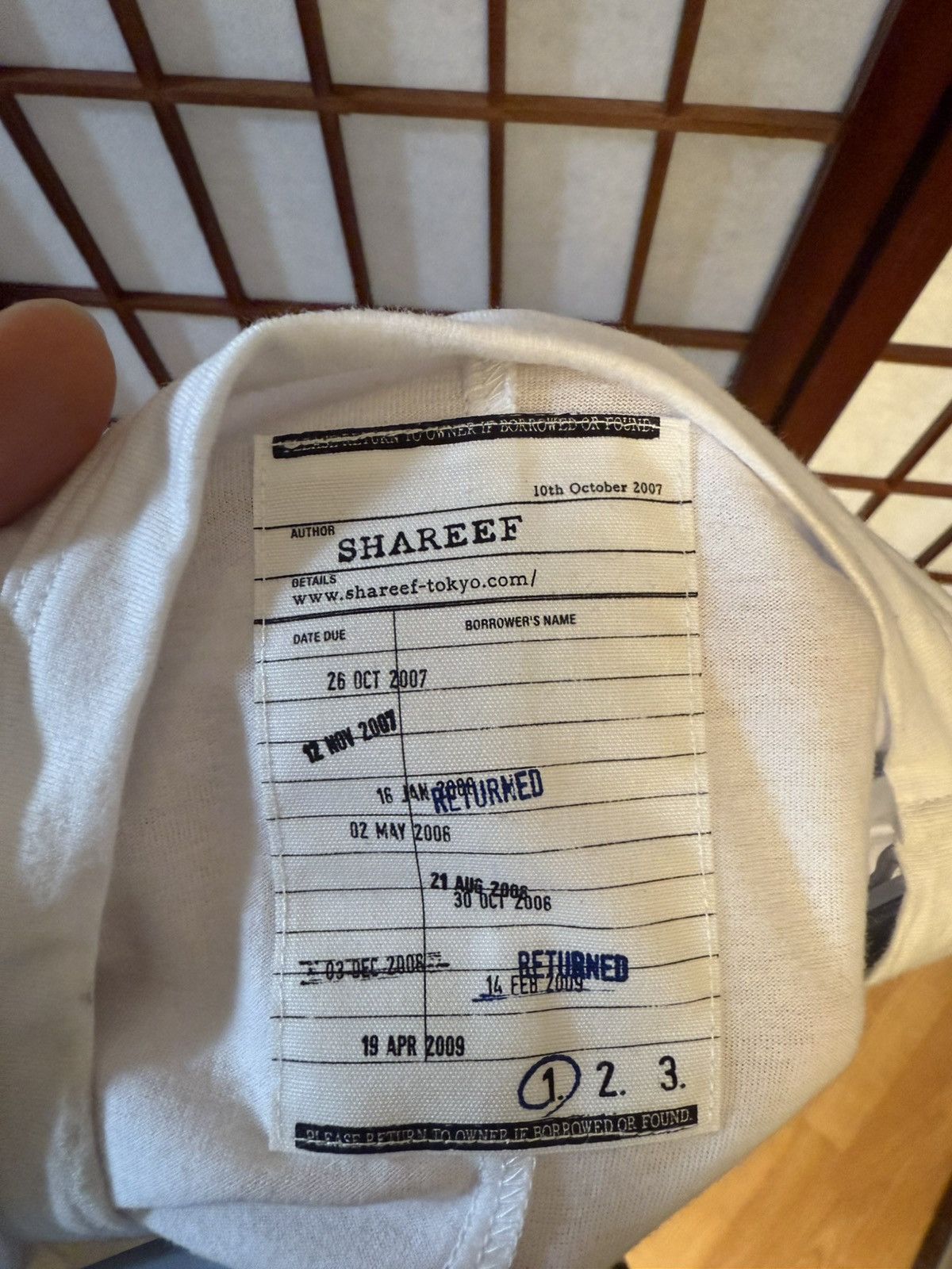 SHAREEF Shareef Oversized T-Shirt Size US S / EU 44-46 / 1 - 7 Thumbnail