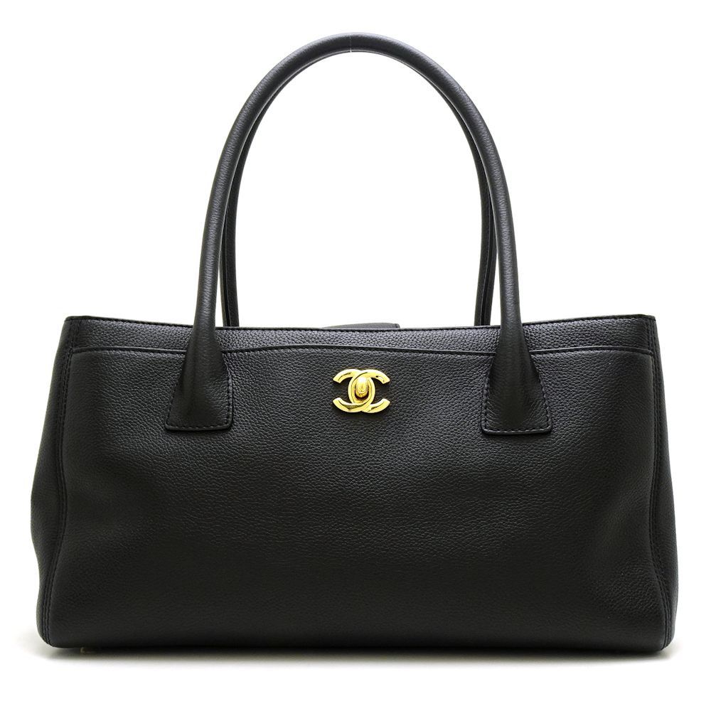 Chanel Executive Tote Bag Caviar Skin Black
