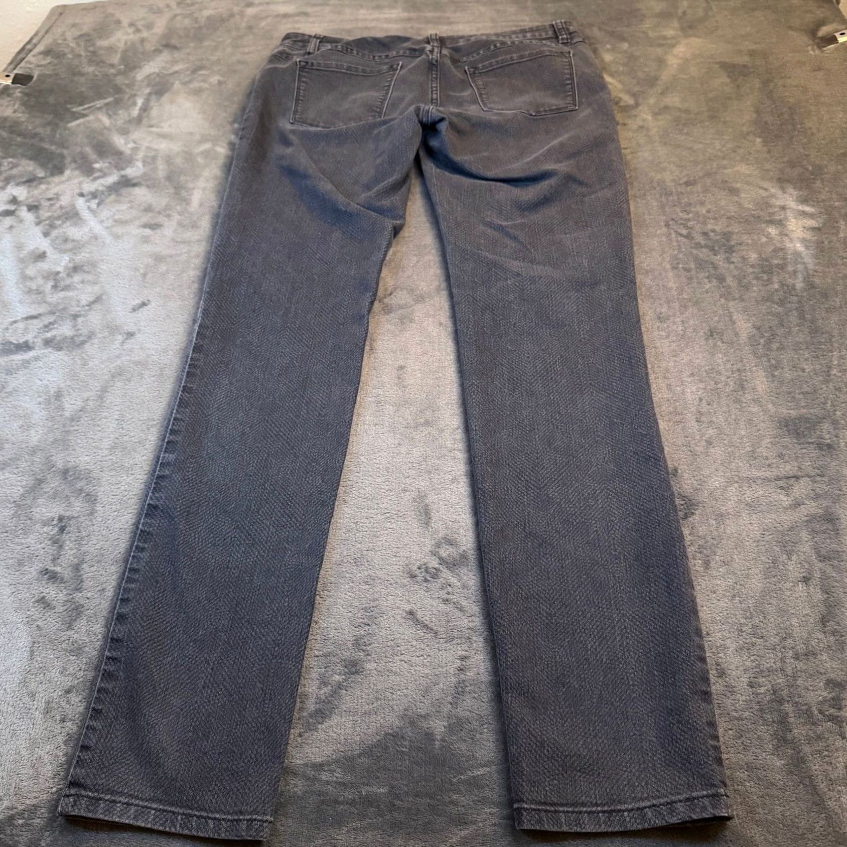 Prana prAna Kara Jeans Womens Size 10 Gray Stretch Organic Cotton Denim 5-Pocket Slim Skinny Moderate Rise GrAy Size 32" / US 10 / IT 46 - 4 Thumbnail