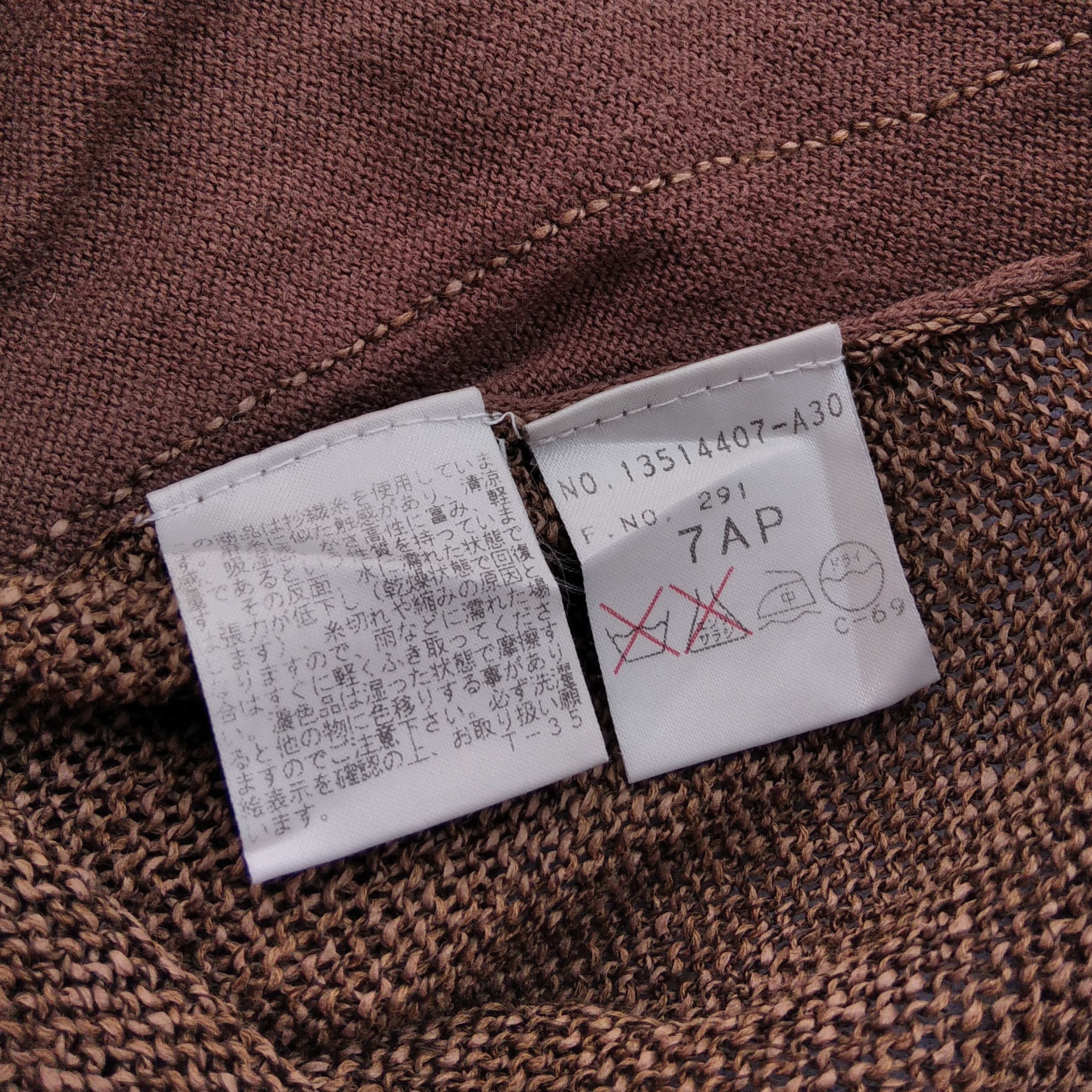 If Six Was Nine Vintage 90s BRECKENRIDGE Japanese Brand Mesh Knit Zipper Size US M / EU 48-50 / 2 - 5 Thumbnail
