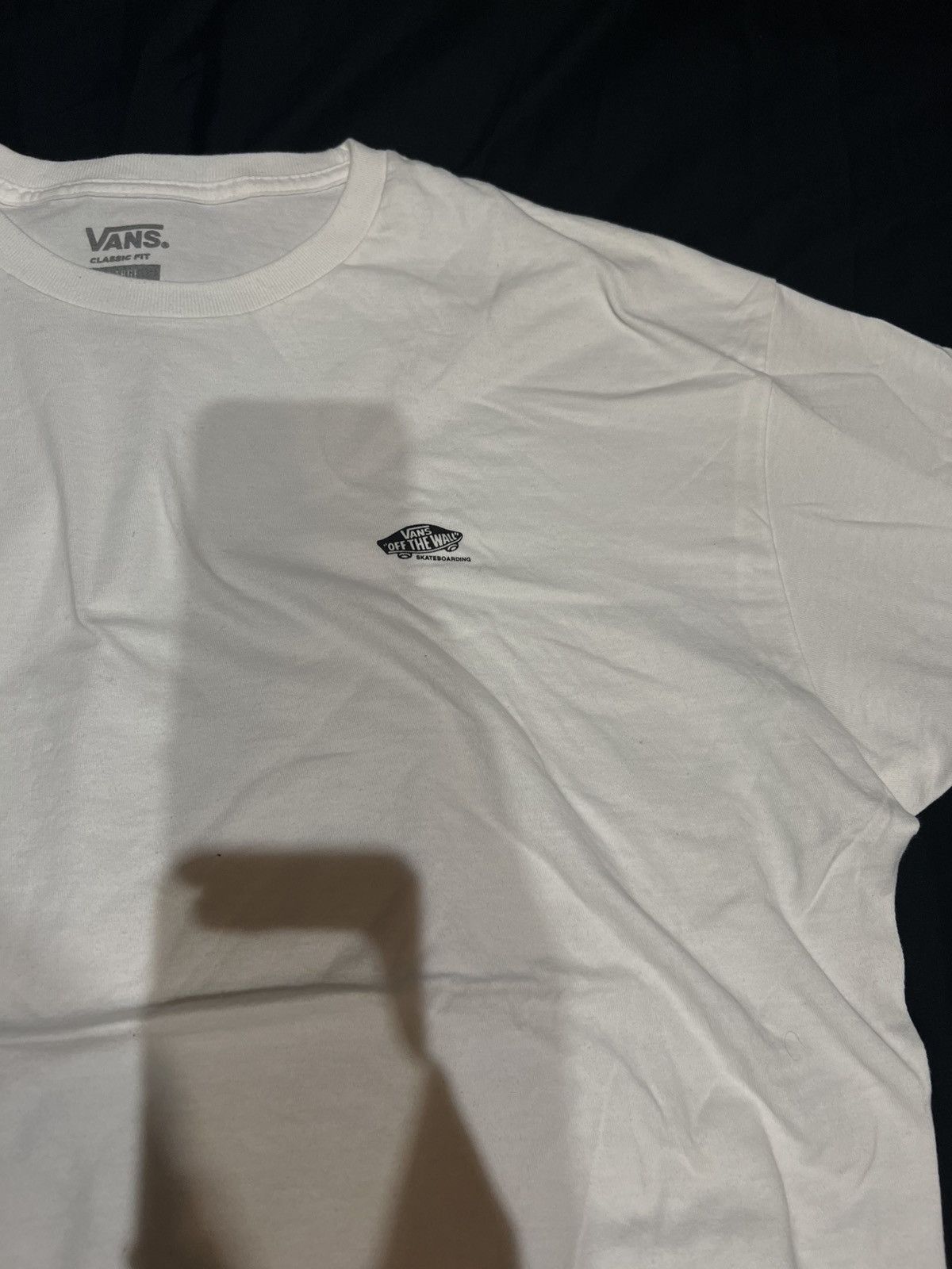 Vans Plain White Vans Tee Size US XL / EU 56 / 4 - 2 Thumbnail