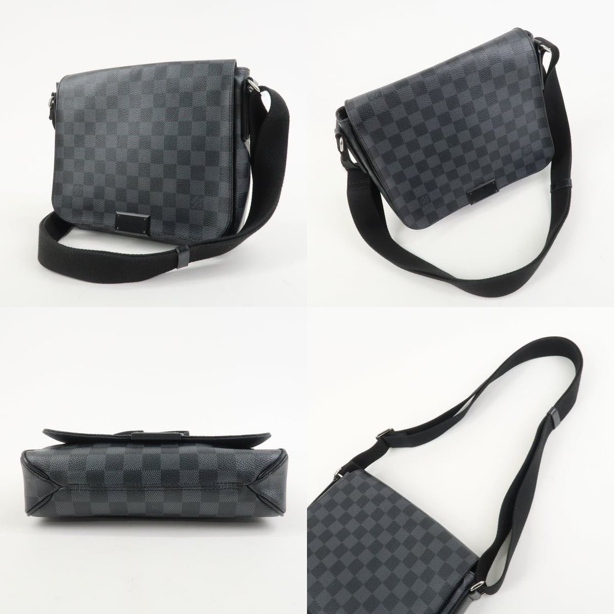 Louis Vuitton Louis Vuitton Damier Graphite District PM Crossbody Bag Size ONE SIZE - 3 Thumbnail