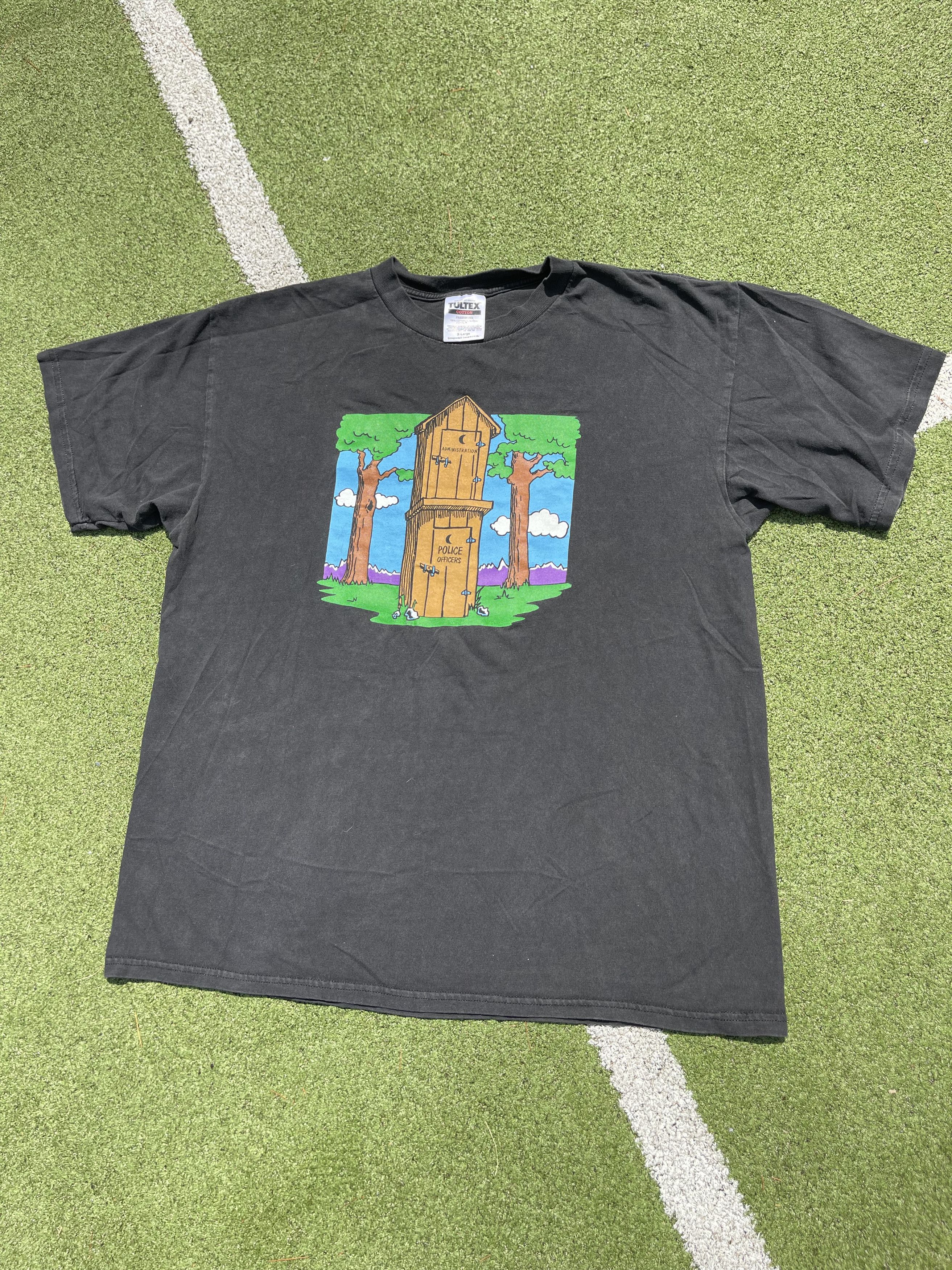 Vintage 1990's Police Government Politics Vintage Humor T-Shirt Size US XL / EU 56 / 4 - 7 Thumbnail
