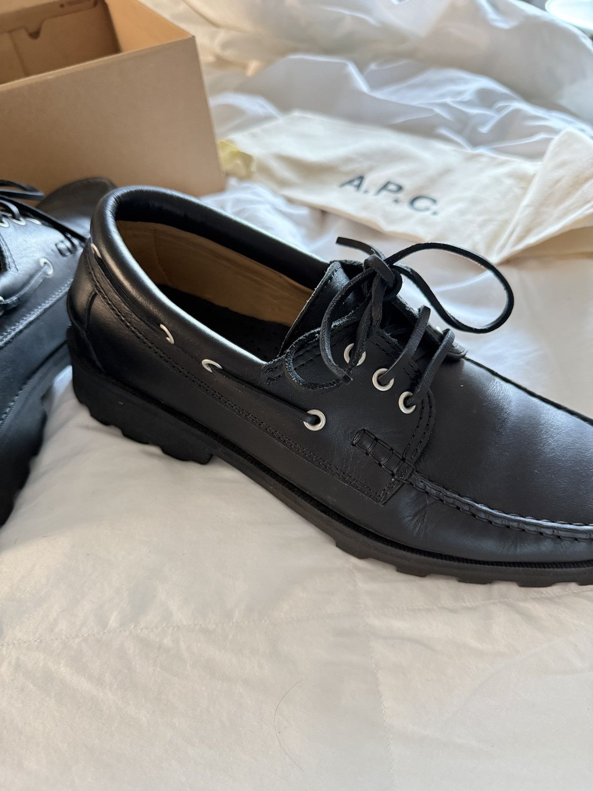A.P.C. A.P.C. Augustin Derby Shoe Our Legacy boat deck moc Size US 9 / EU 42 - 7 Thumbnail