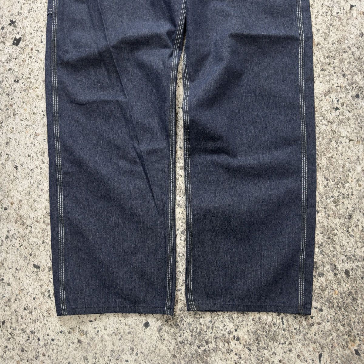 Vintage Vintage 80s Sears Denim Dungaree Carpenter Work Pants Jeans Size US 35 - 9 Thumbnail