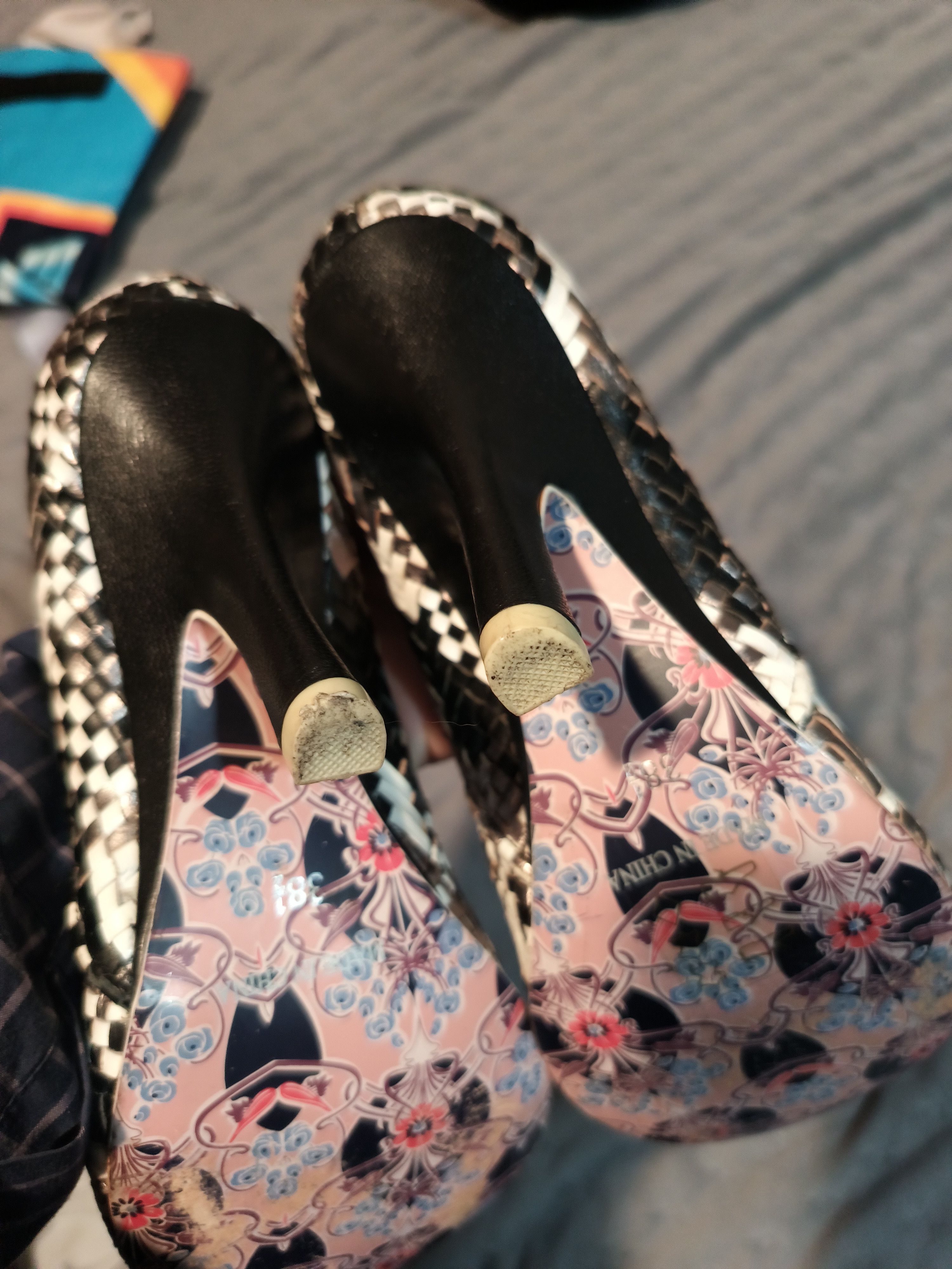 Other Irregular Choice Woven Black and White Pump Shoes EU 38.5 Size US 8.5 / IT 38.5 - 8 Thumbnail