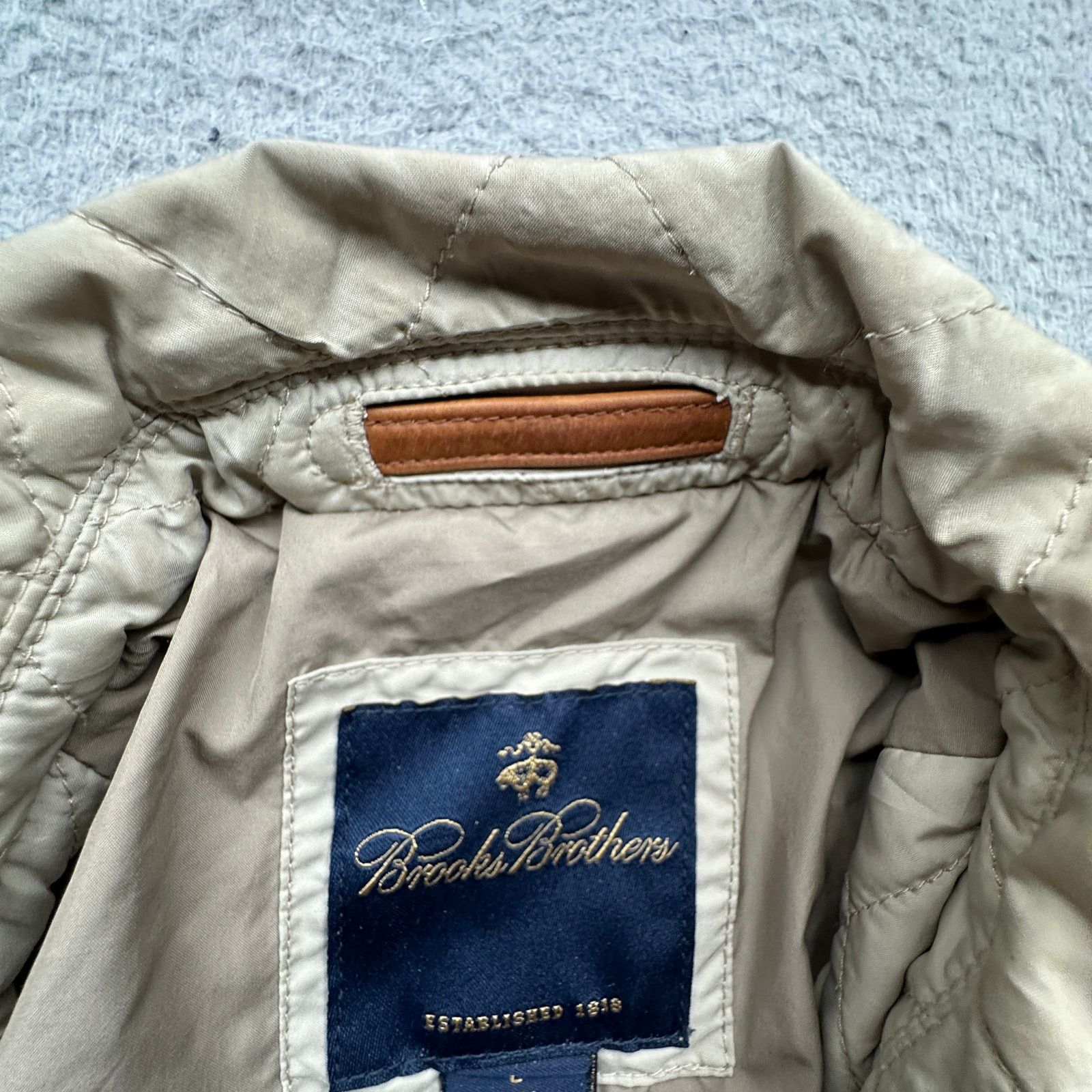 Brooks Brothers Brooks Brothers Diamond Quilted Walking Coat Mens XL Large Size US L / EU 52-54 / 3 - 8 Thumbnail