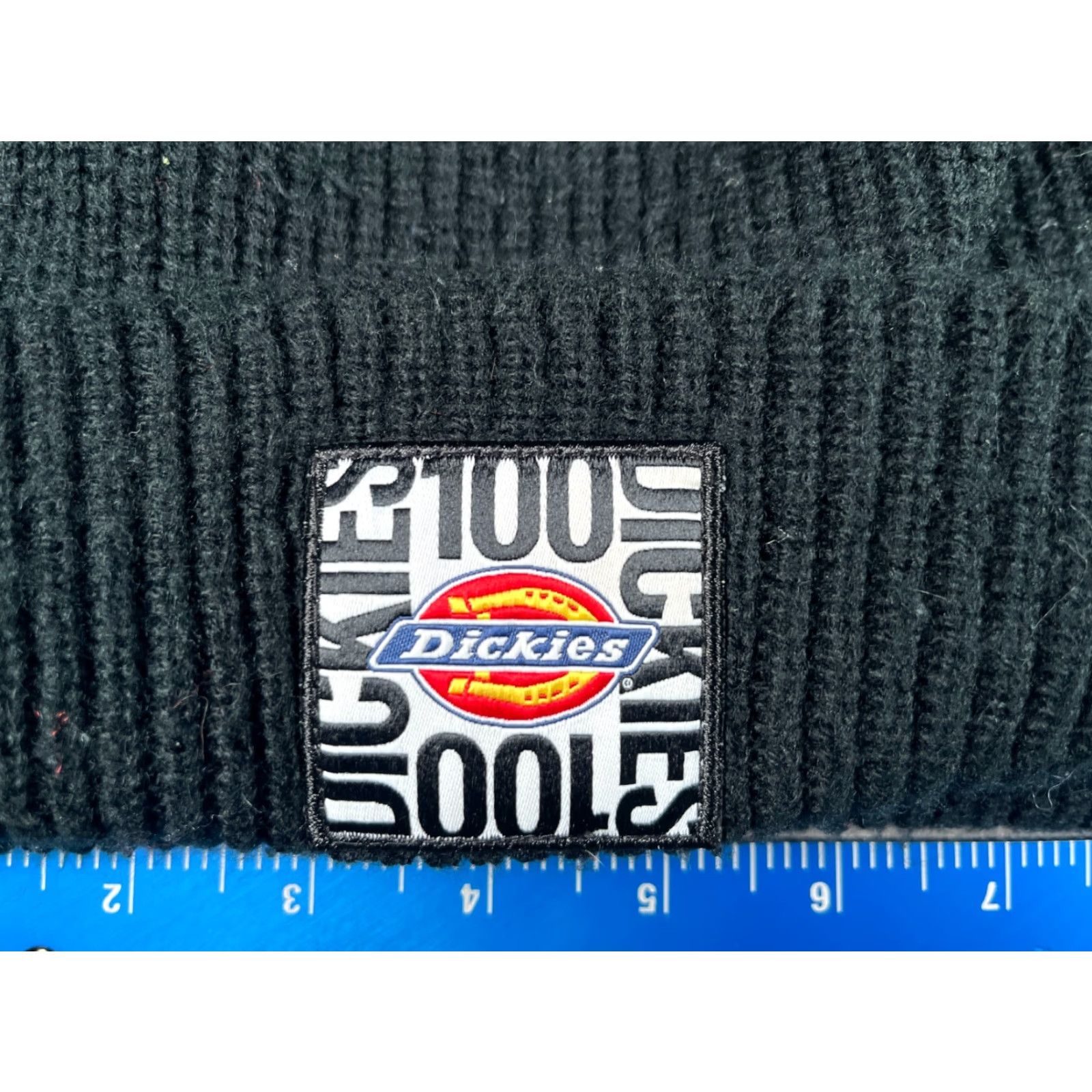 Dickies Dickies Beanie Adult One Size Black Knit 100% Acrylic Workwear Hat Men Winter Ski Woolless Knit Beanie Size ONE SIZE - 2 Thumbnail