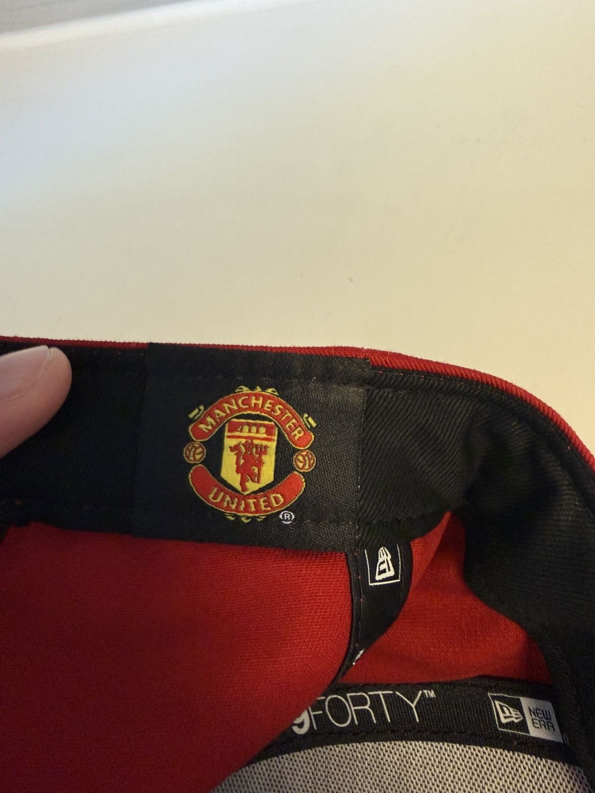 New Era Manchester United Hat Size ONE SIZE - 9 Thumbnail