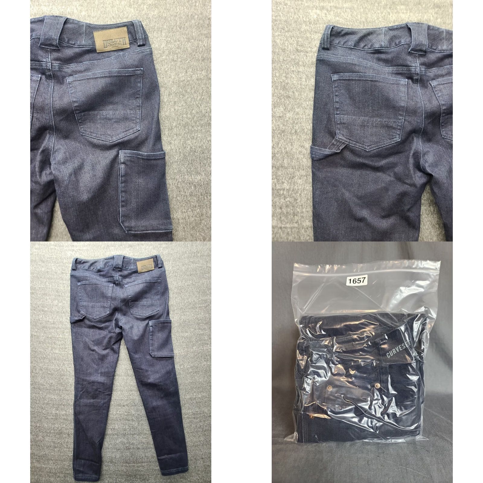 Doublet Duluth Curvesetter Jeans Womens 36x32 Skinny Fit Double Flex Workwear Denim Blue Regular Mens Womens Girls Size 25" / US 0 / IT 36 - 9 Thumbnail