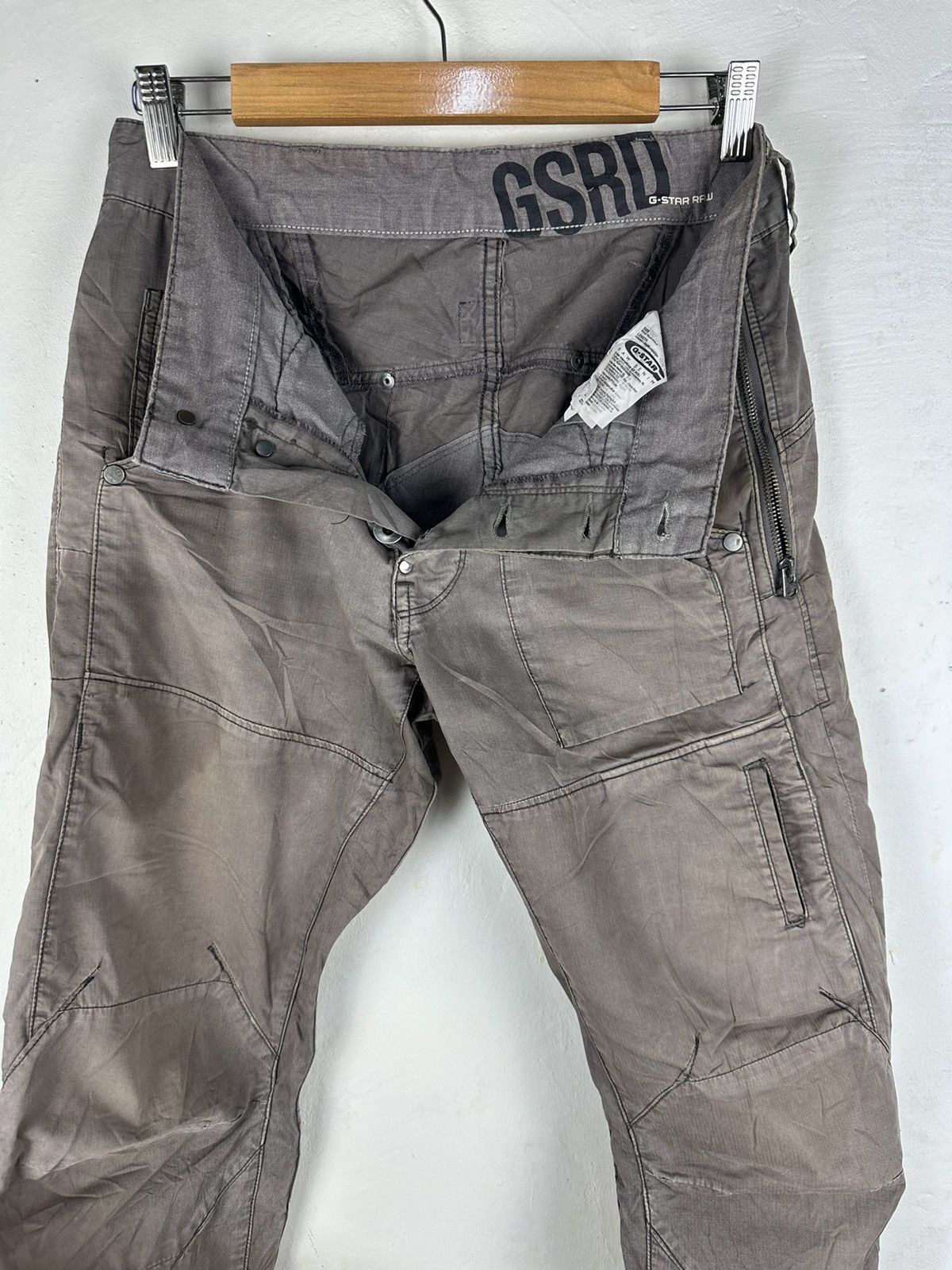 G-Star G STAR RAW DENIM CARGO PANTS MULTIPOCKET STREETWEAR Size US 30 / EU 46 - 16 Thumbnail