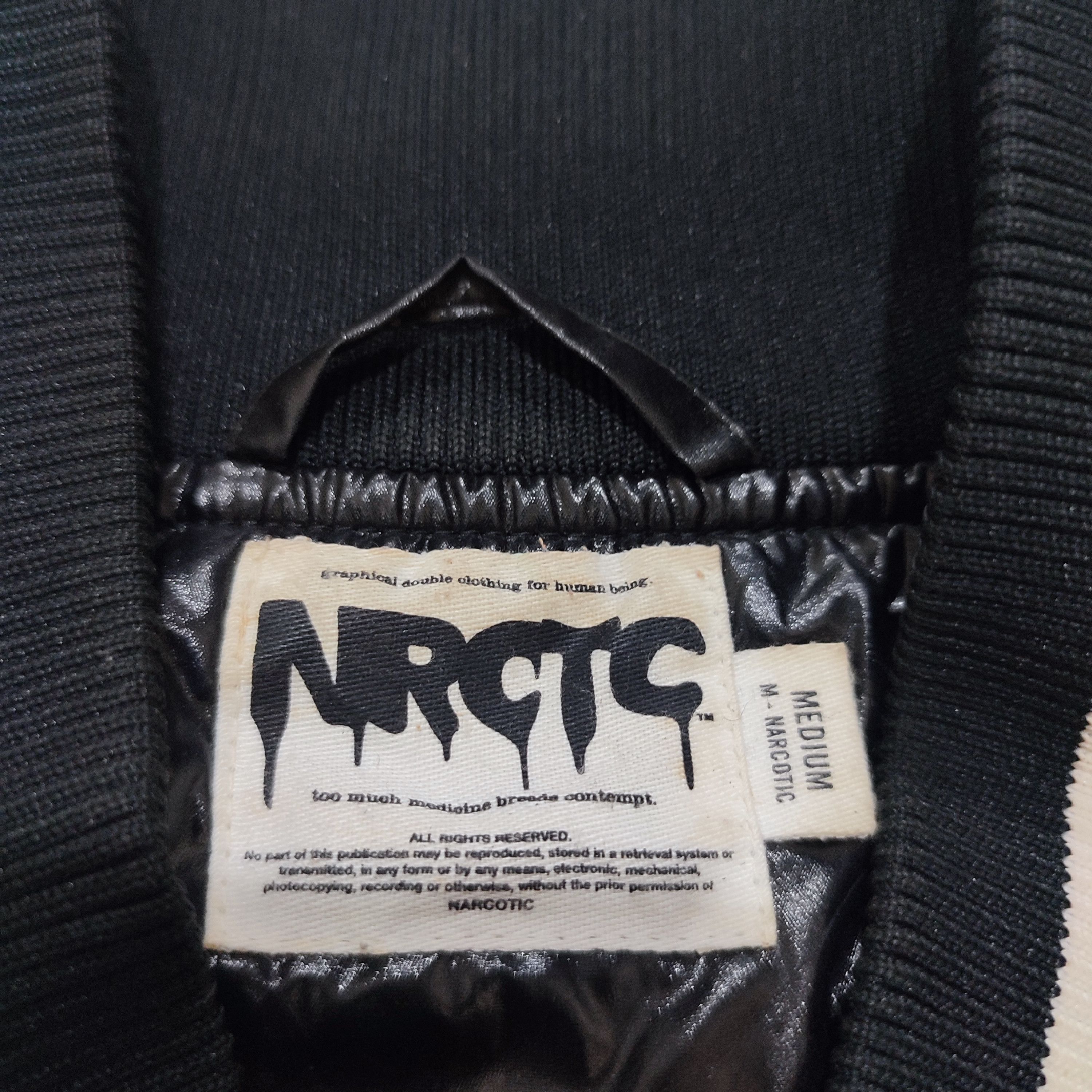 Designer × Japanese Brand × Narcotic GDC 🔥STEALS🔥Very Rare Narcotic GDC Varsity Jacket Size US M / EU 48-50 / 2 - 7 Thumbnail