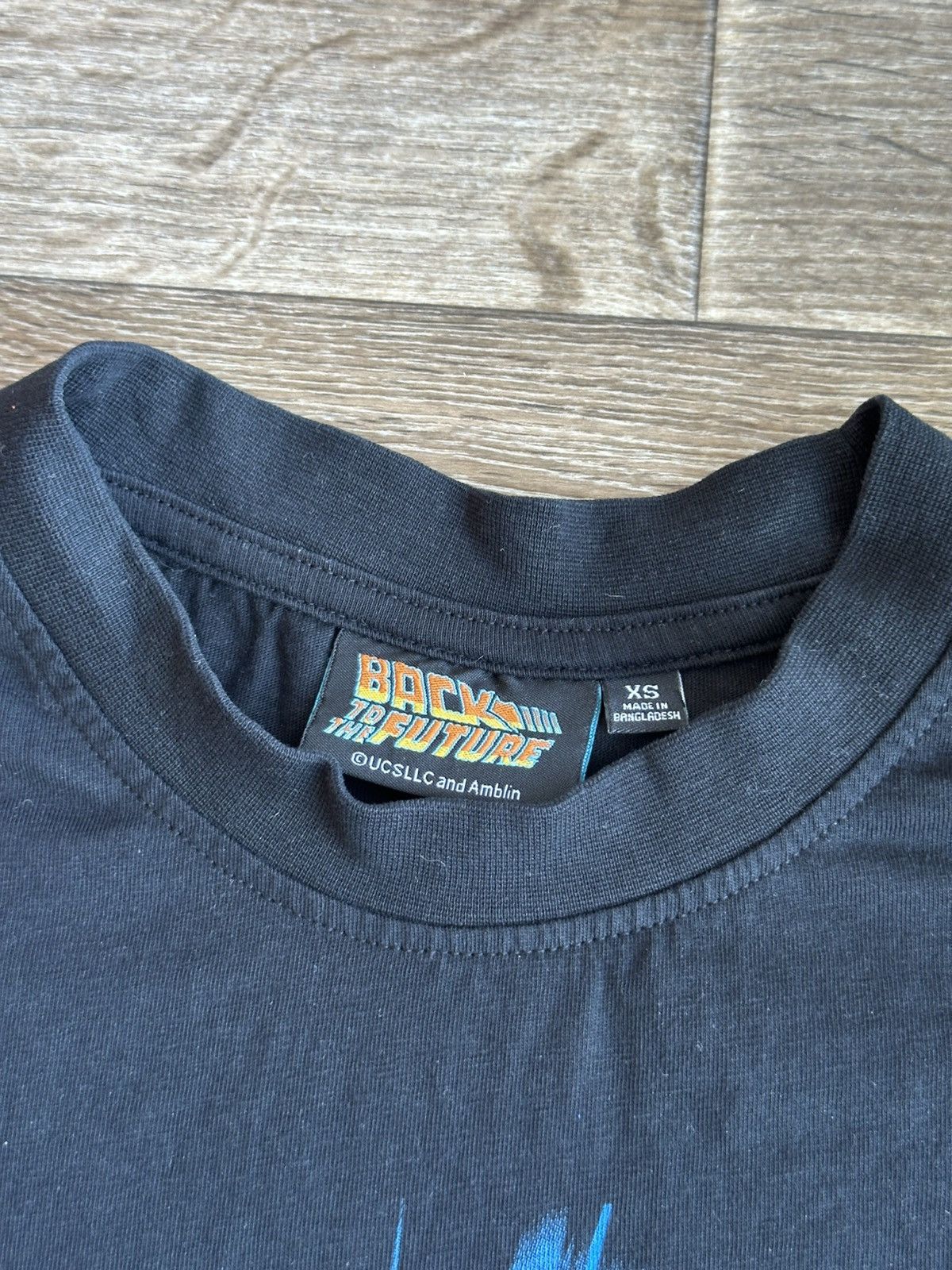 Vintage 🔥 Back to the Future Lightning DeLorean Movie T Shirt USA Size US XS / EU 42 / 0 - 4 Thumbnail
