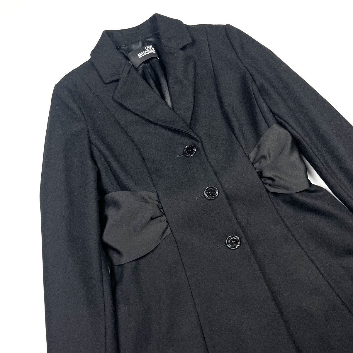Love Moschino Love Moschino Cashmere Luxury Coat Black Size M / US 6-8 / IT 42-44 - 3 Thumbnail