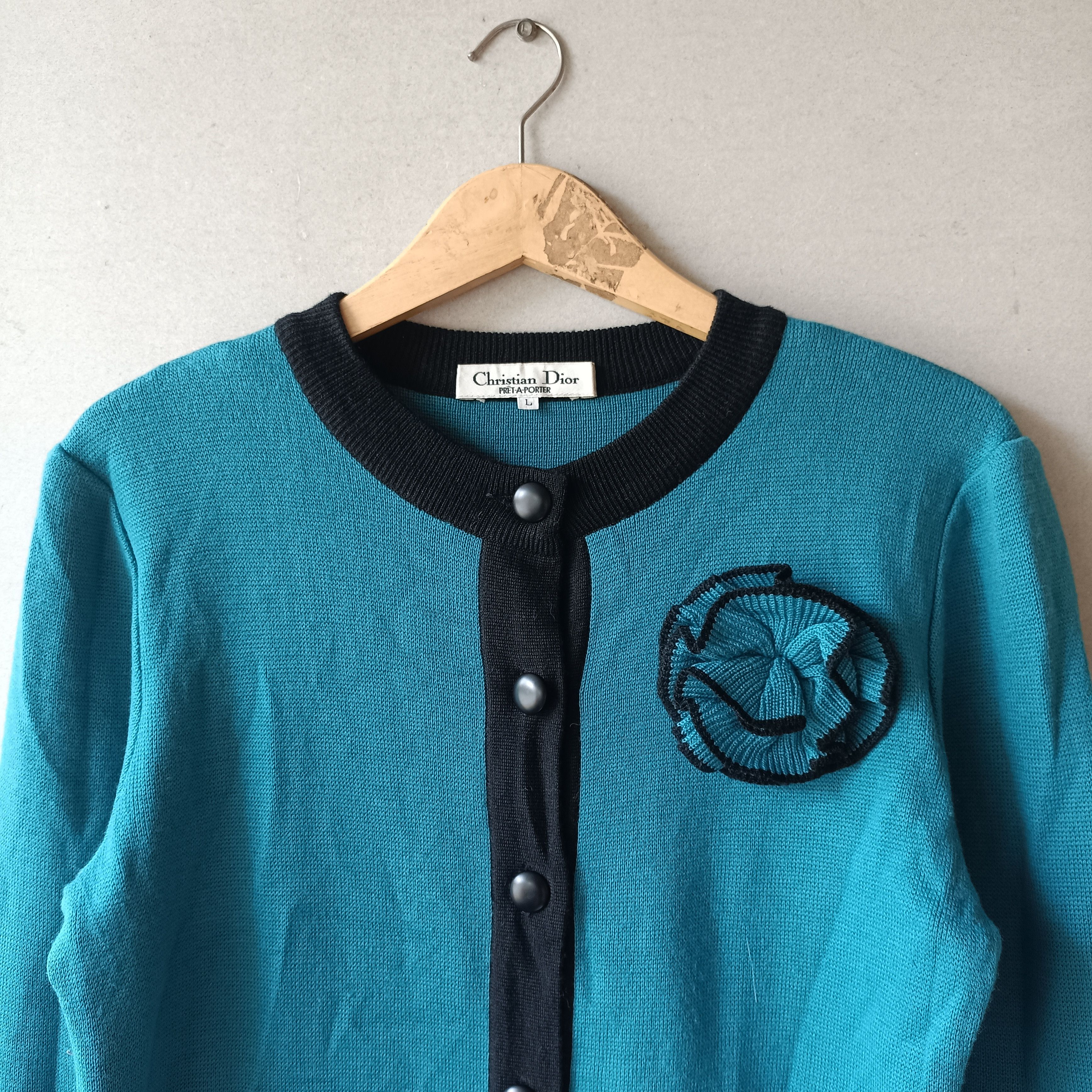 Christian Dior Monsieur 1990 Christian Dior Knitted Cotton Parka Size M / US 6-8 / IT 42-44 - 2 Thumbnail