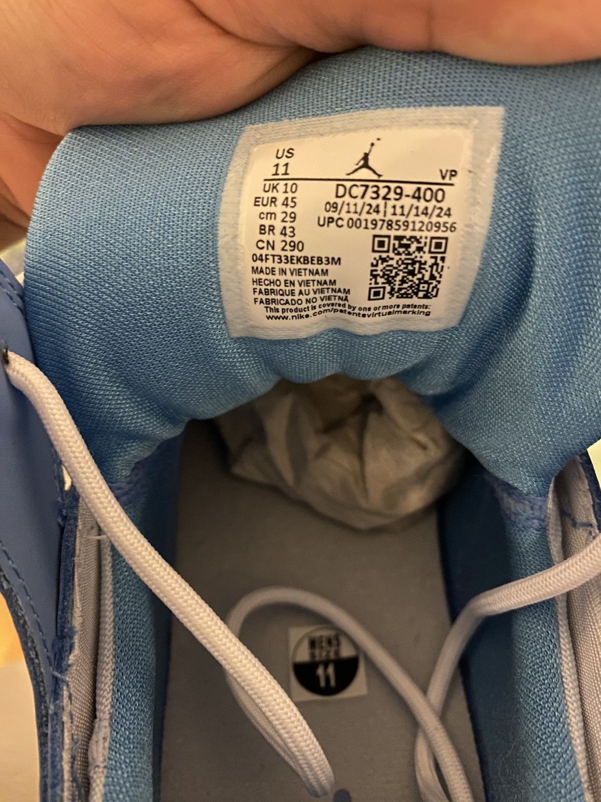 Jordan Brand ‘91 Pure Platinum (NWB) Size US 11 / EU 44 - 6 Thumbnail