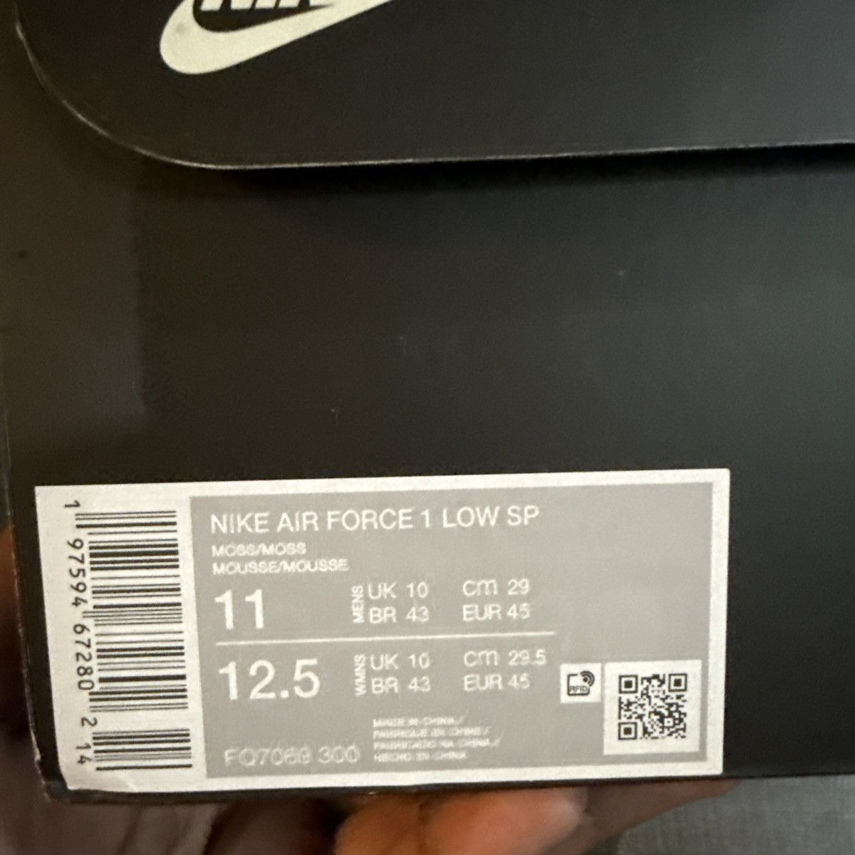 Cactus Plant Flea Market × Nike NIKE CACTUS PLANT FLEA MARKET AIR FORCE ONE MOSS SIZE 11 Size US 11 / EU 44 - 9 Thumbnail
