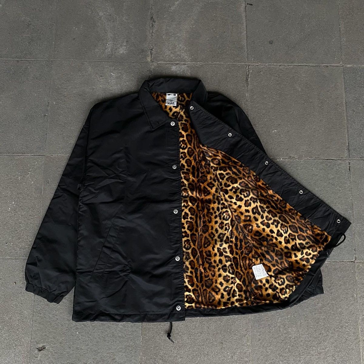 Japanese Brand × Vintage Xgirl Leopard Fur Lined Coach Jacket Size US L / EU 52-54 / 3 - 2 Thumbnail