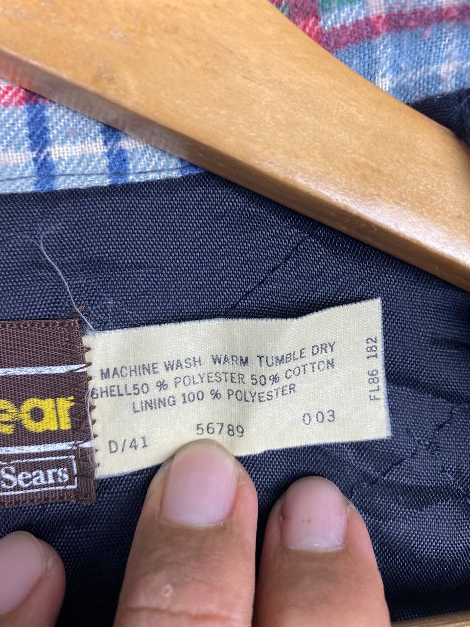 Sears vintage sears perma prest flannel shirt quilted lining Size US M / EU 48-50 / 2 - 8 Thumbnail
