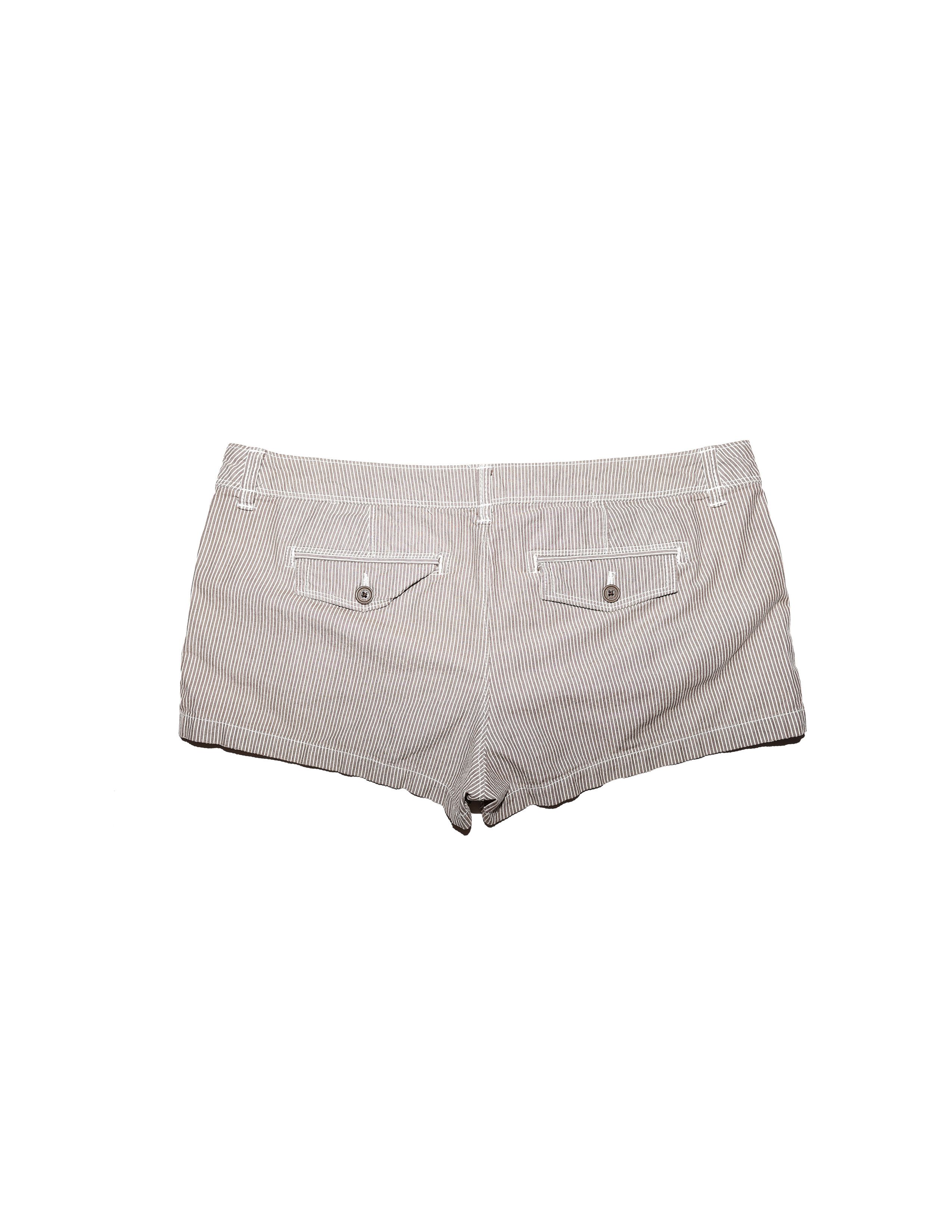 Abercrombie & Fitch Abercrombie & Fitch Vintage Striped Shorts Size 35" - 2 Thumbnail