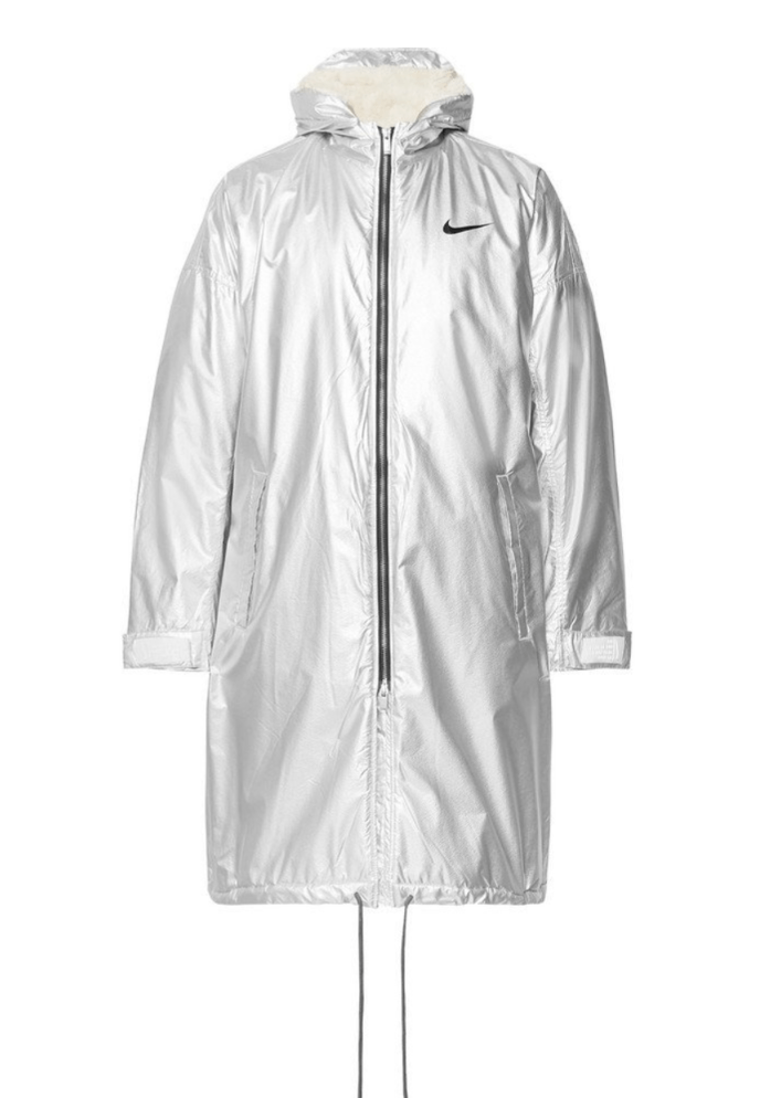 Fear of God × Nike Nike x Fear Of God Parka Jacket Metalic Silver Coat Bomber Size US L / EU 52-54 / 3 - 1 Thumbnail